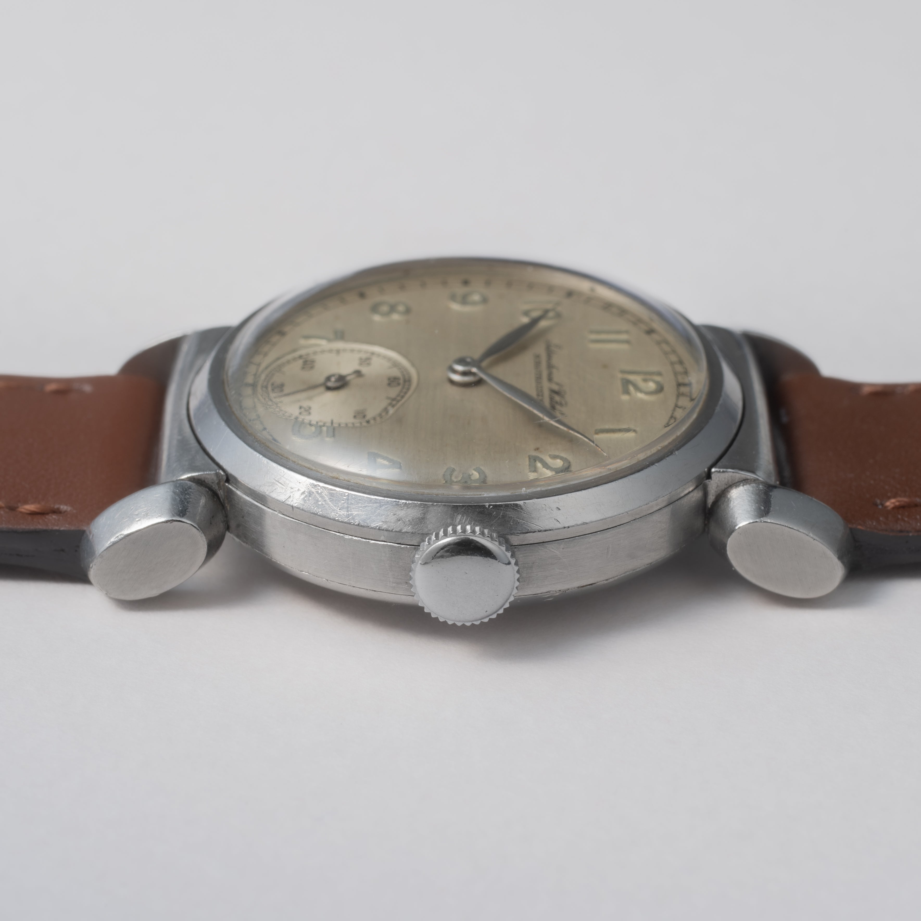 IWC 1938年製 フレキシブルラグ 手巻 Cal.83 ステイブライトケース オリジナルアラビアダイヤル