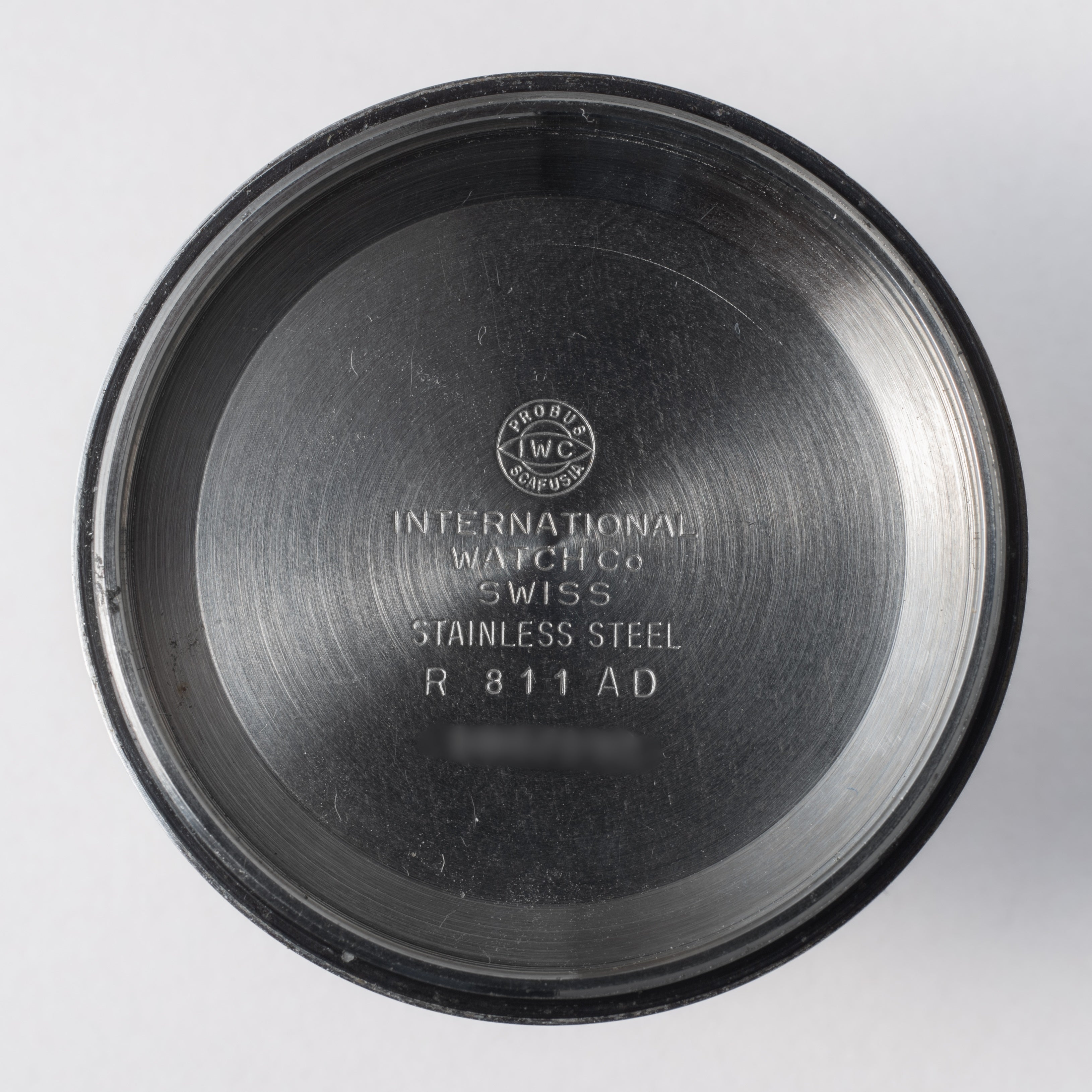 IWC	ヨットクラブ チューラーWネーム 1968年製 Ref.R811AD Cal.8541 純正ゲイフレアーブレス付き