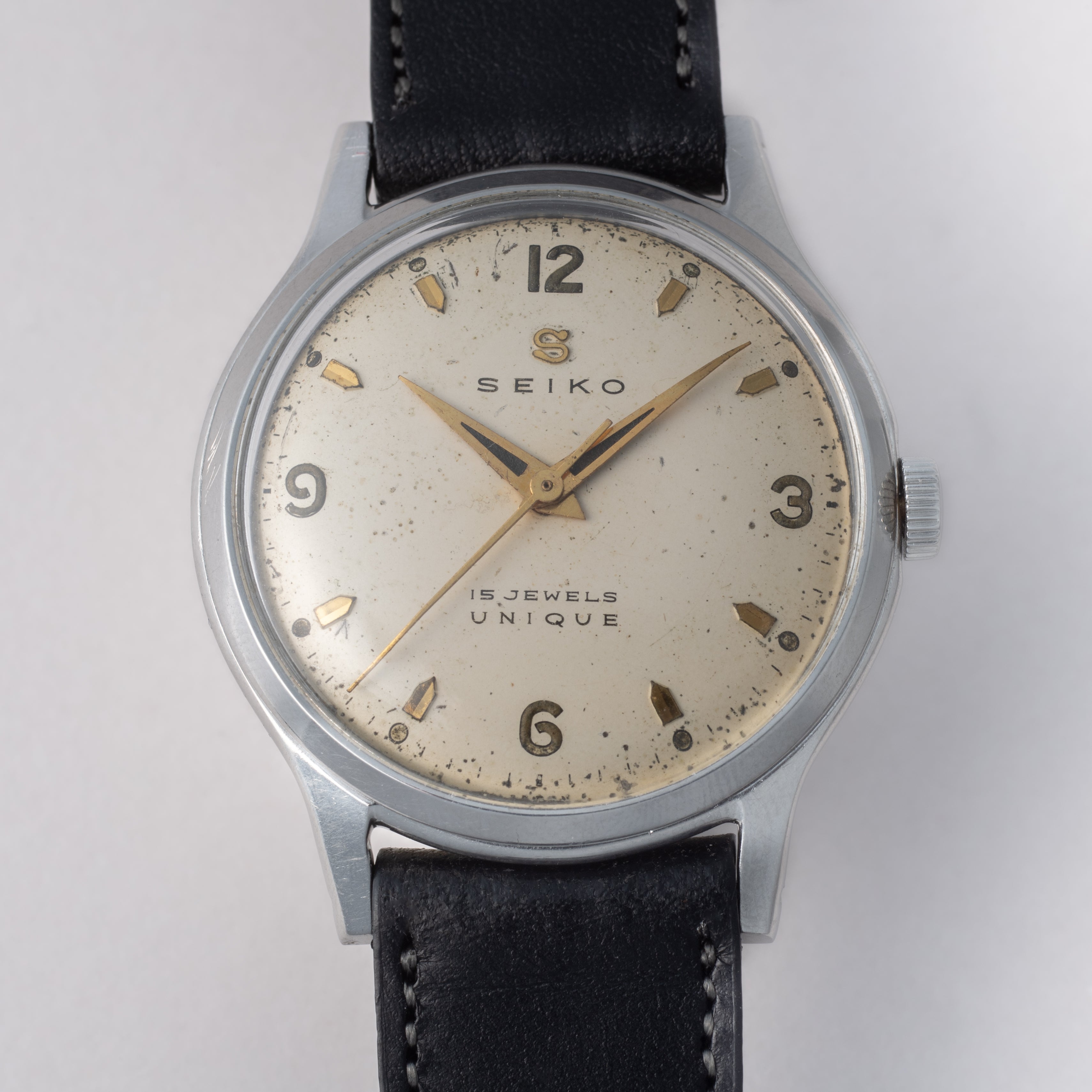 セイコー ユニーク 15石 Sマーク 手巻き 1950年代製 Ref.U13047