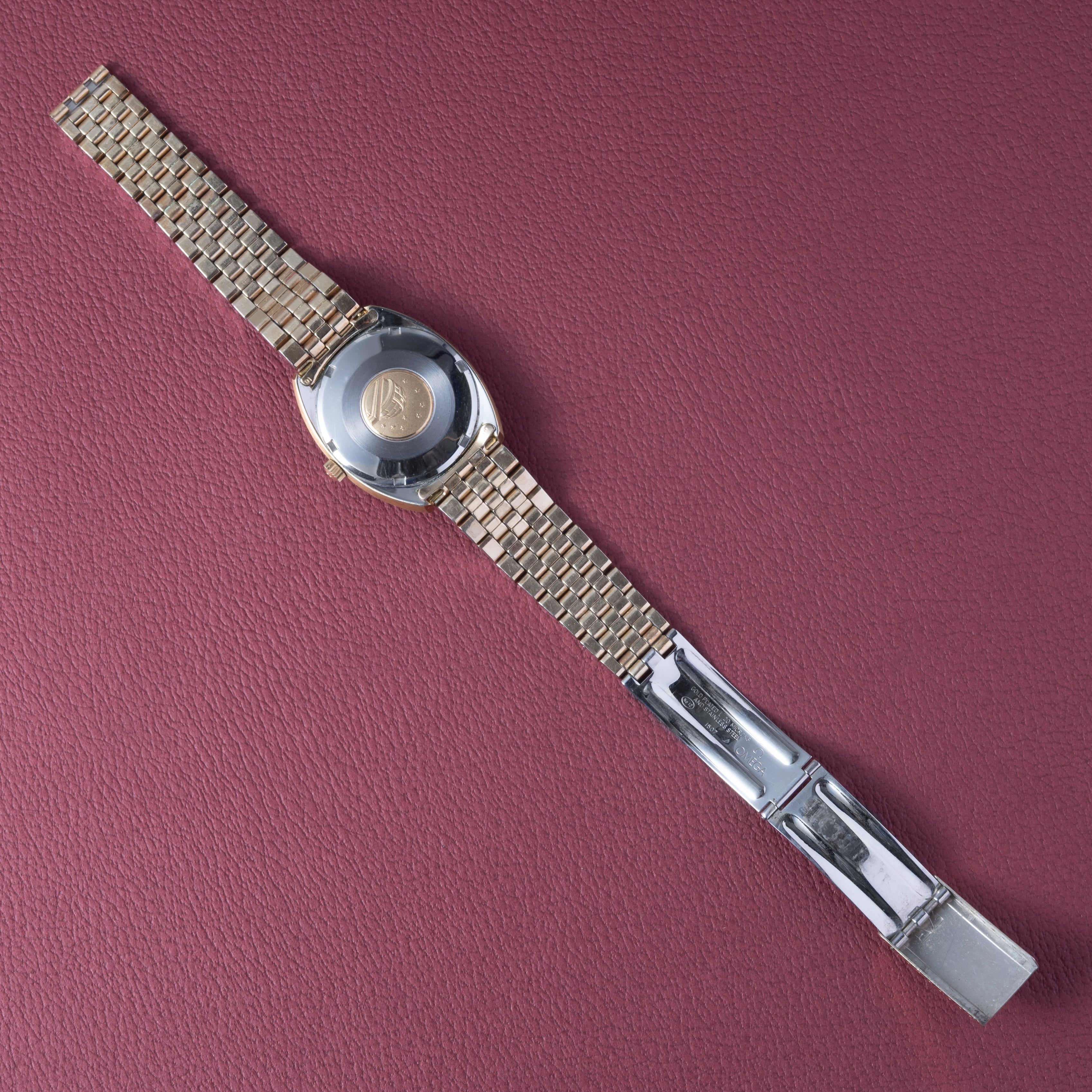 オメガ コンステレーション トップゴールド 1966年製 ジェンタデザイン Ref.168.017SP 純正ブレスレット付き 箱付き ノンポリッシュ