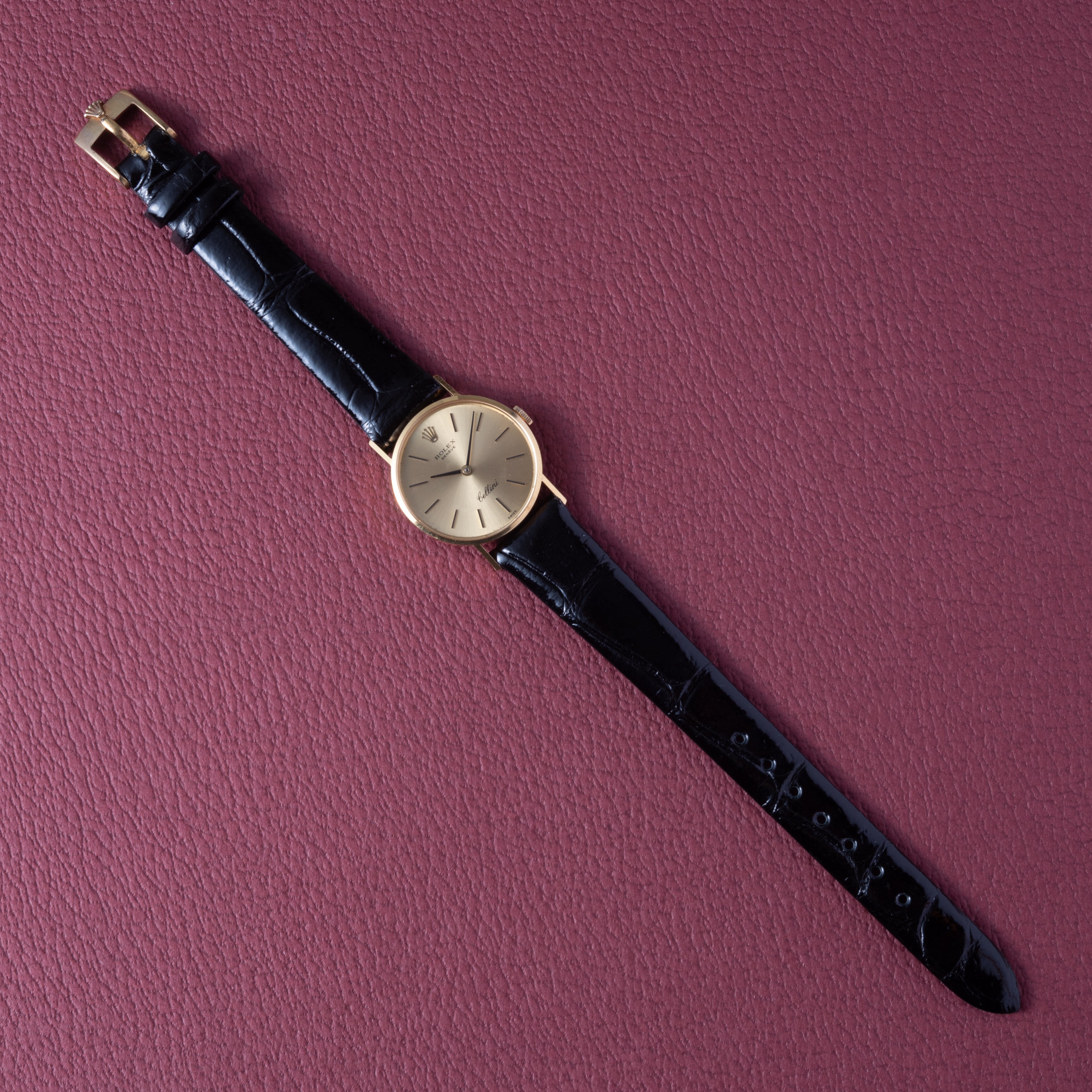 ロレックス チェリーニ レディース 1971年製 Ref.3810 18金無垢イエローゴールド GP王冠尾錠