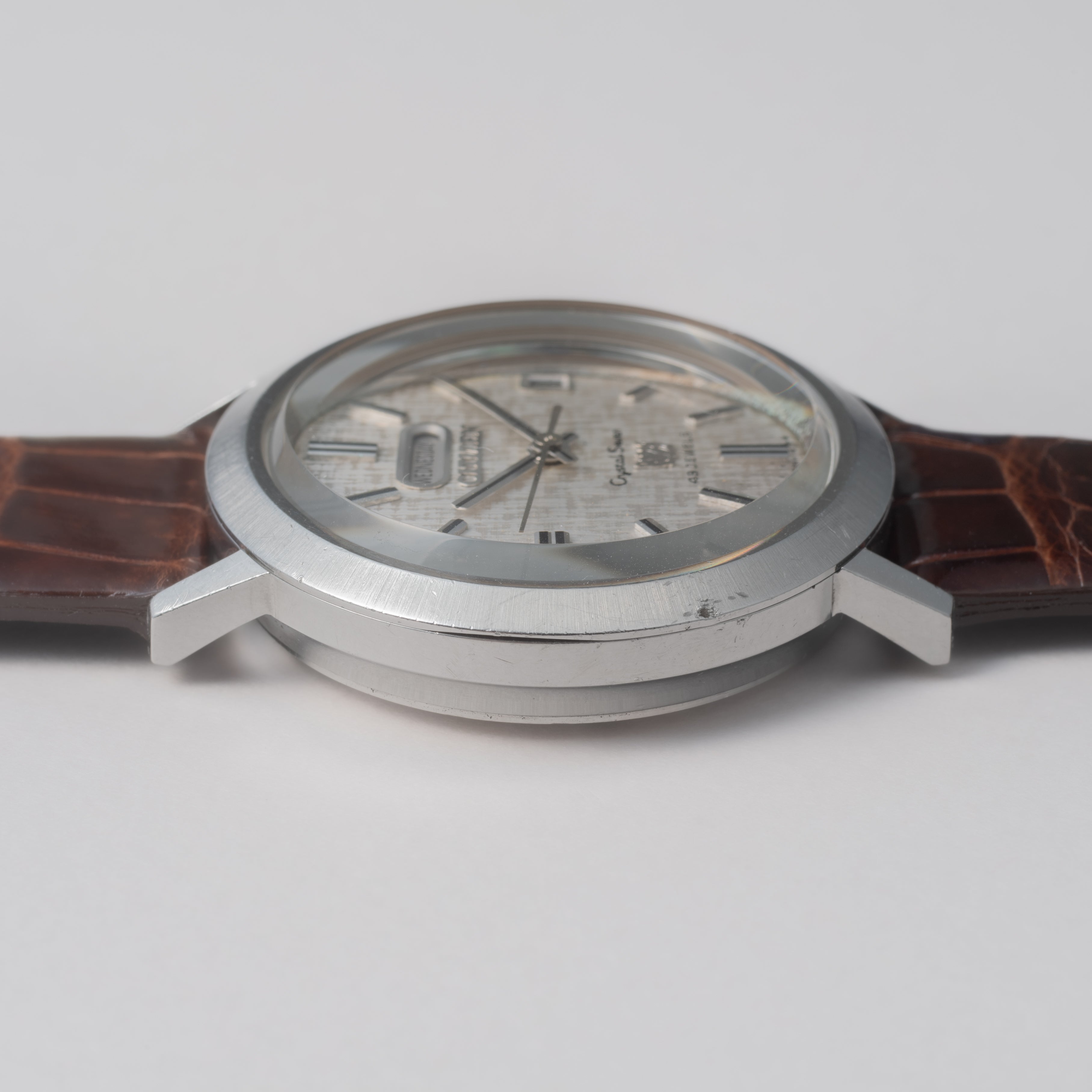 シチズン クリスタル7 43石 1968年製  自動巻 絹目ダイヤル