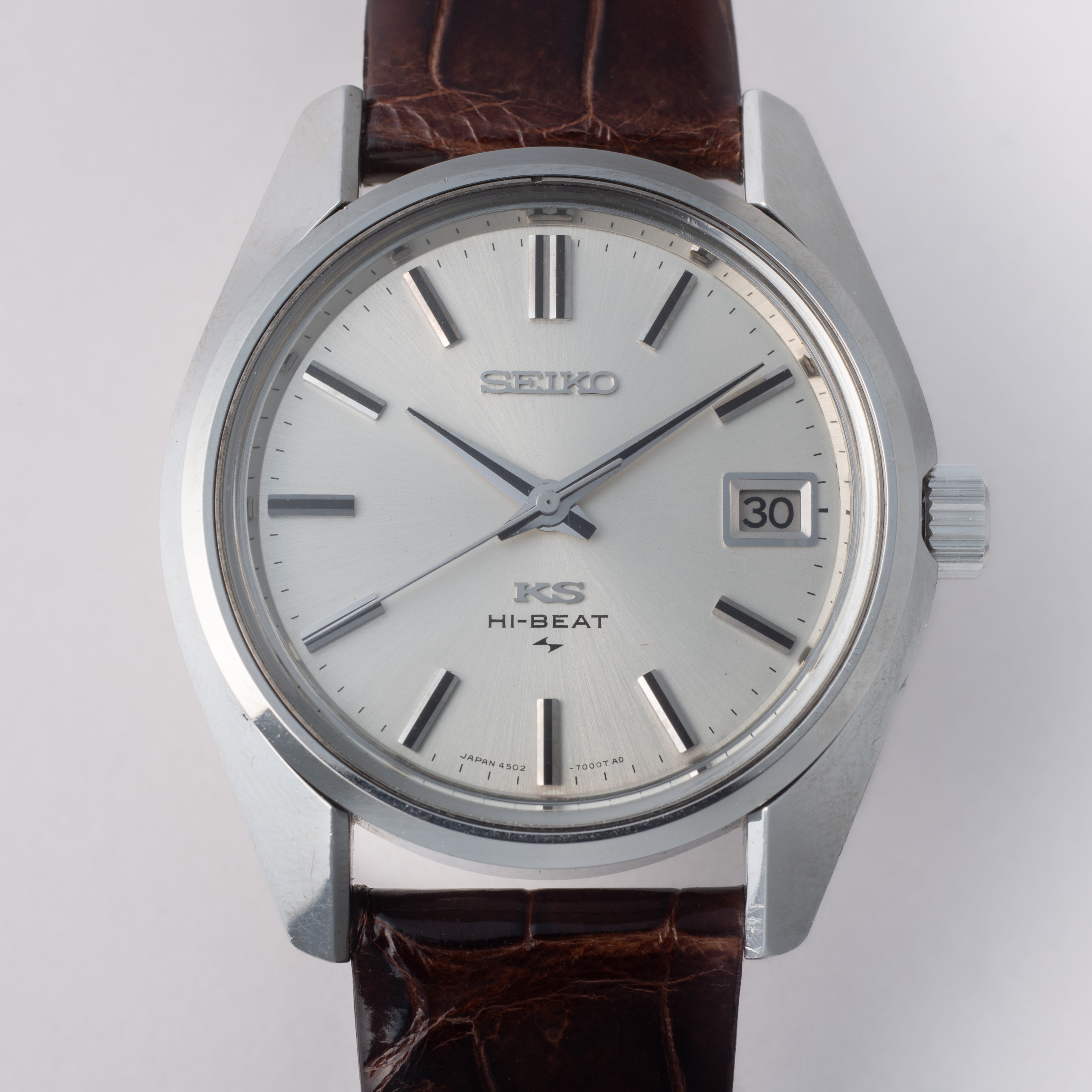 キングセイコー 1973年製 Ref.4502-7001 45KS シルバーダイヤル 10振動手巻き