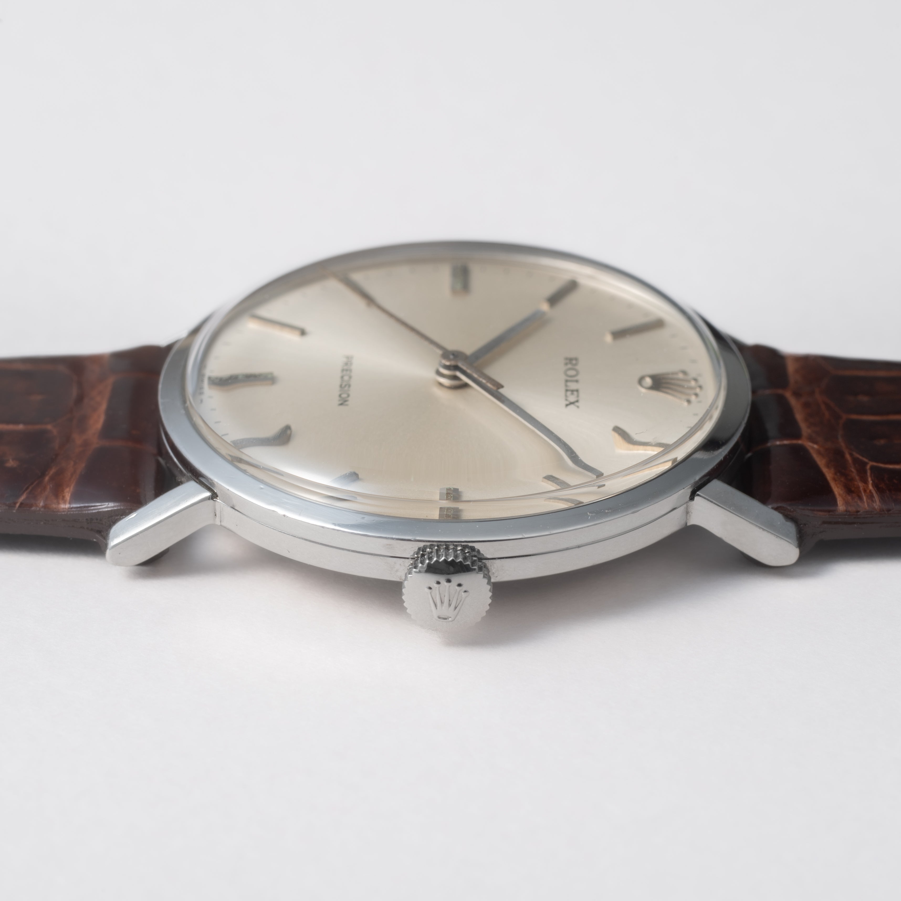 ロレックス プレシジョン 1974年製 Ref.34.110 手巻き シルバーダイヤル