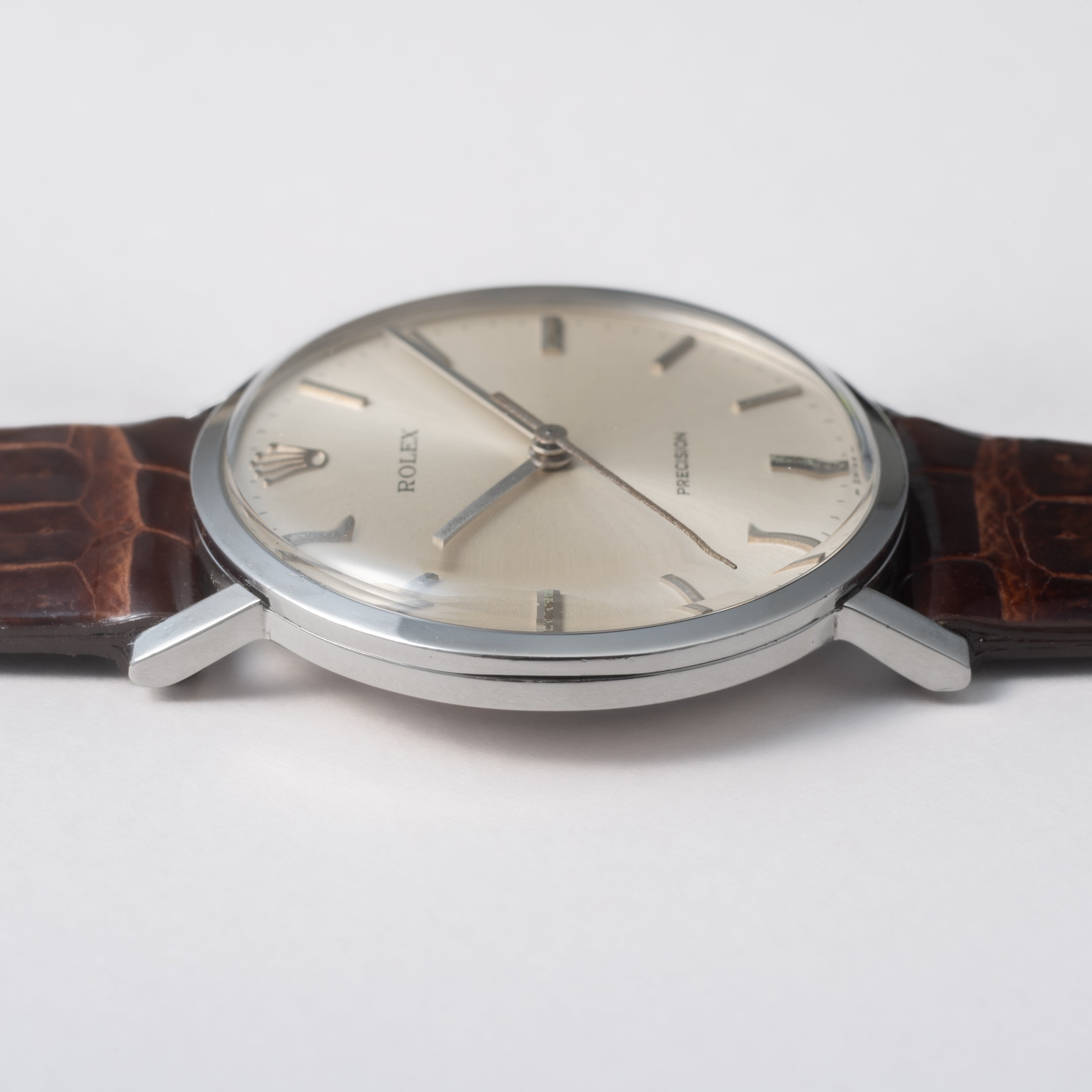 ロレックス プレシジョン 1974年製 Ref.34.110 手巻き シルバーダイヤル