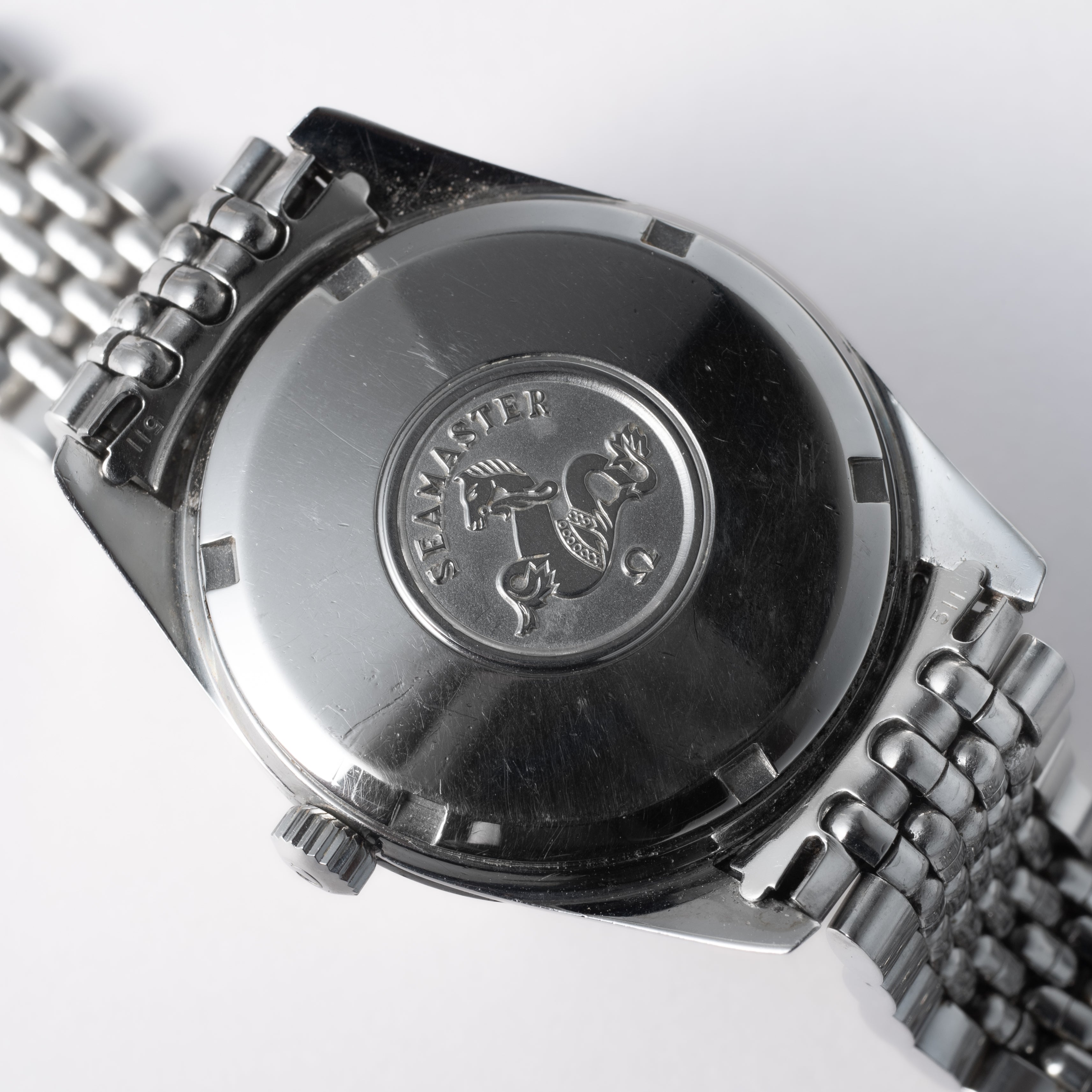オメガ シーマスター 自動巻き 1968年製 Ref.166.010 シルバーダイヤル 純正ライスブレス