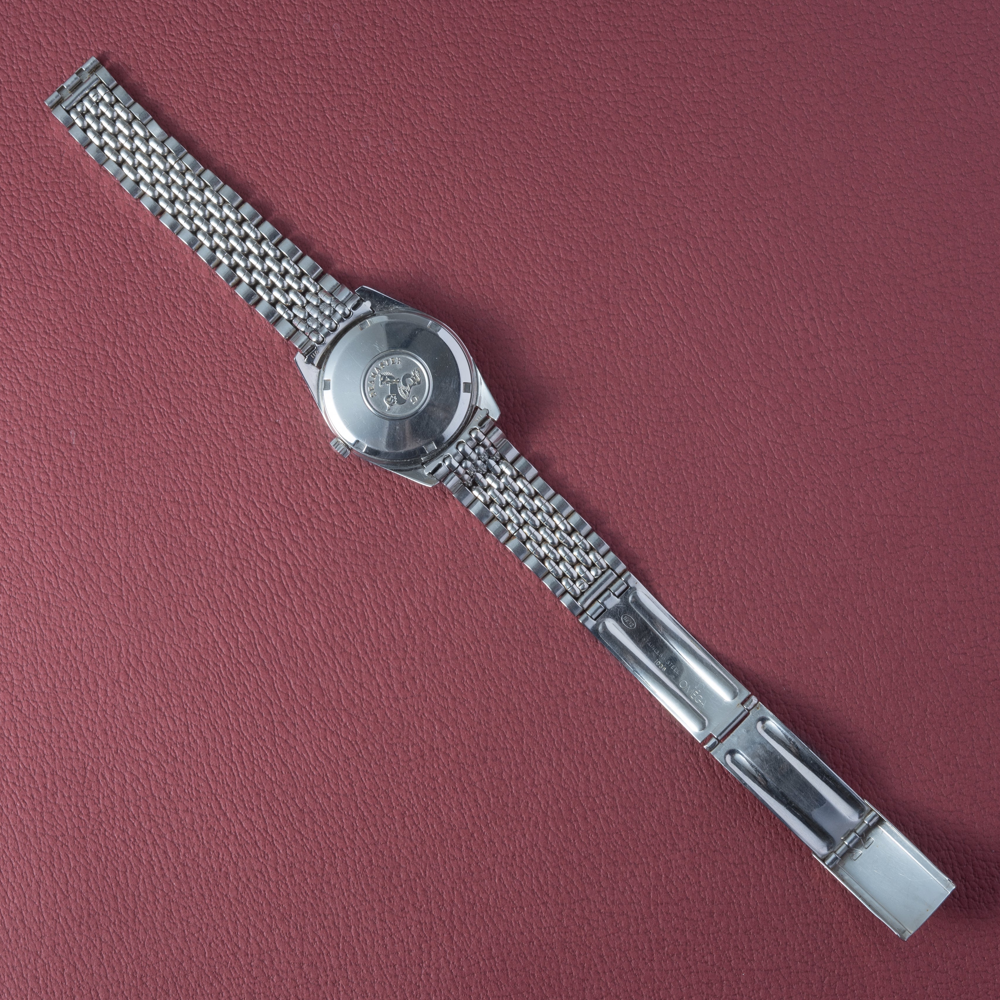 オメガ シーマスター 自動巻き 1968年製 Ref.166.010 シルバーダイヤル 純正ライスブレス