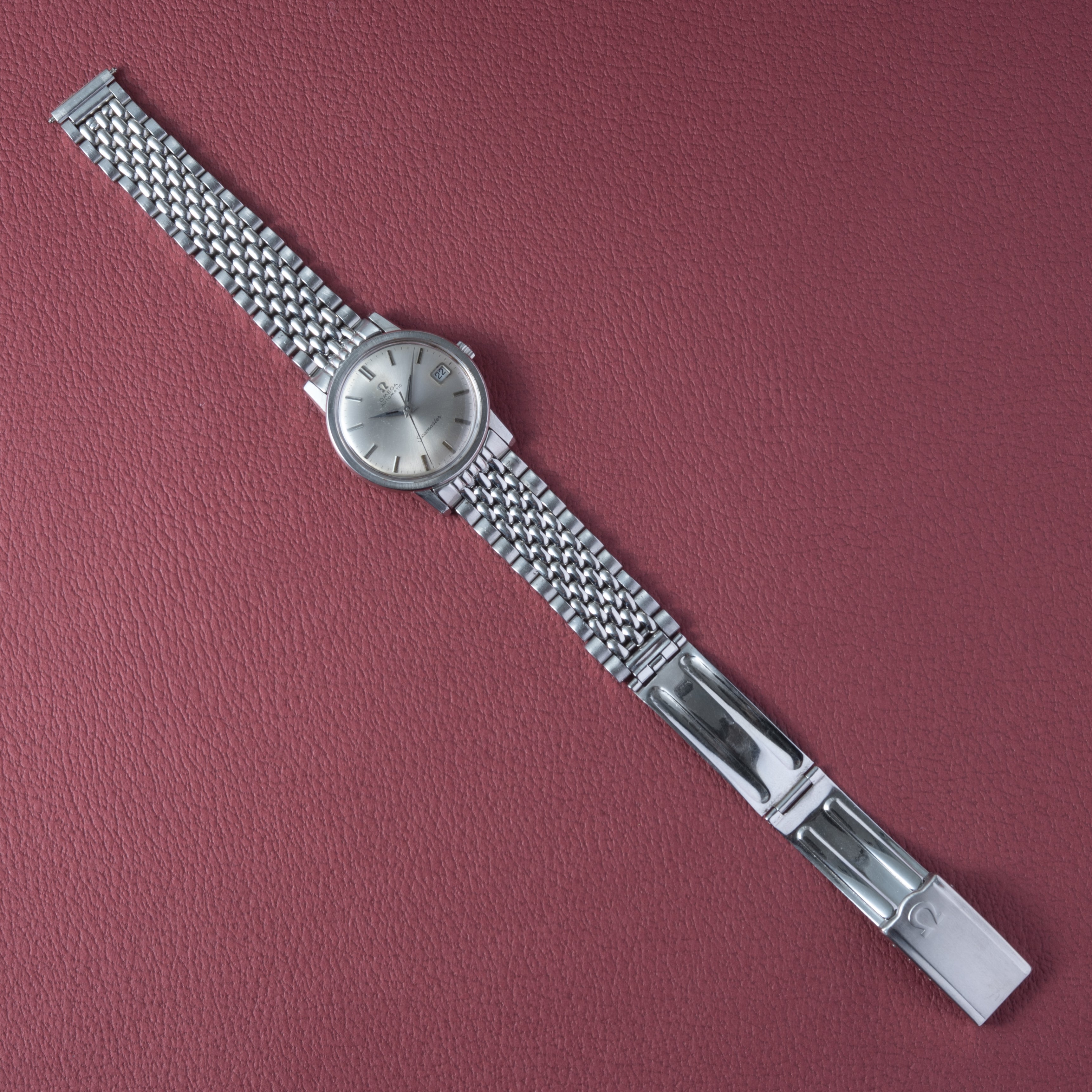 オメガ シーマスター 1969年製 自動巻 Cal. 565 Ref.166.003 純正ライスブレス付き
