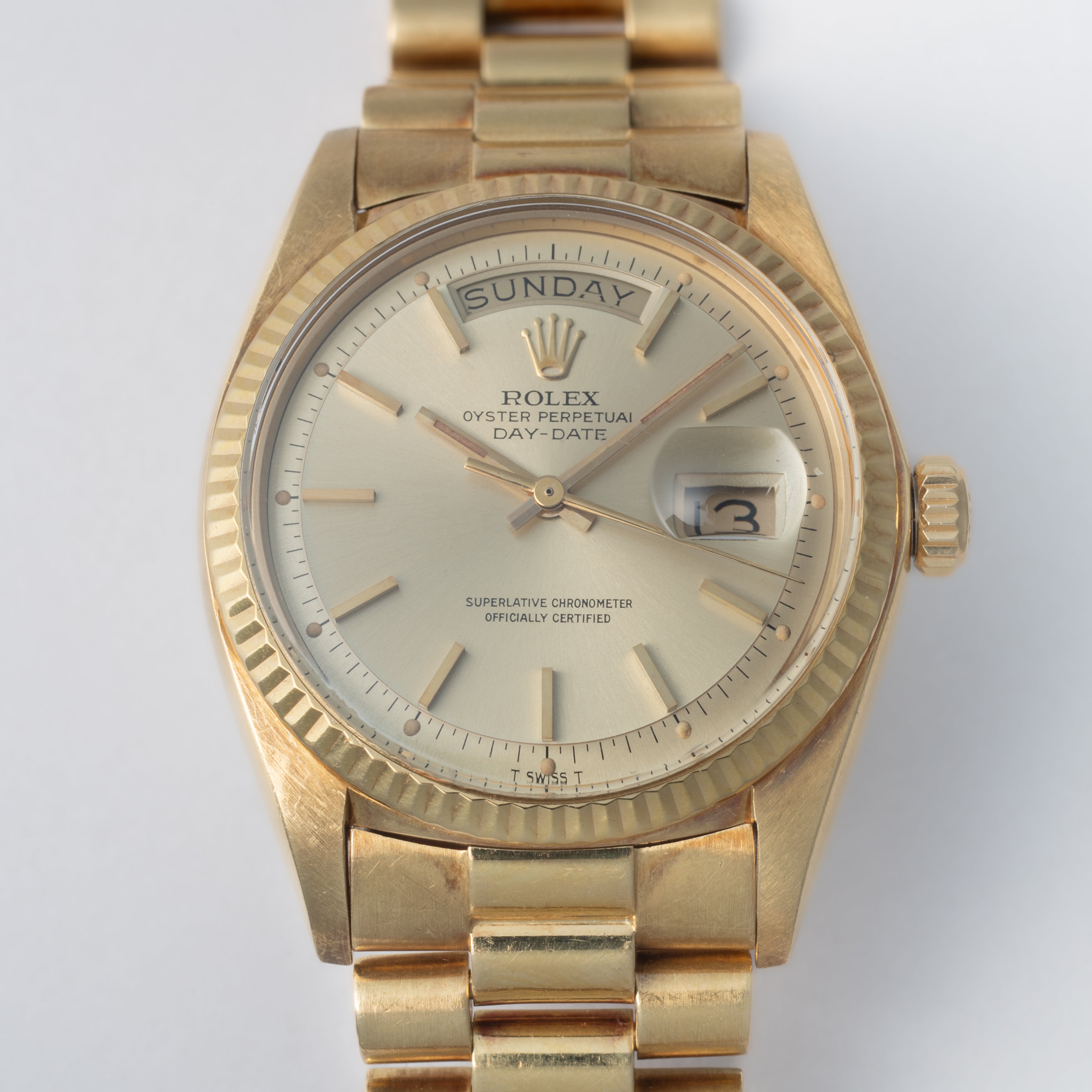 ロレックス デイデイト 自動巻き 1972年製 18金無垢 Ref.1803