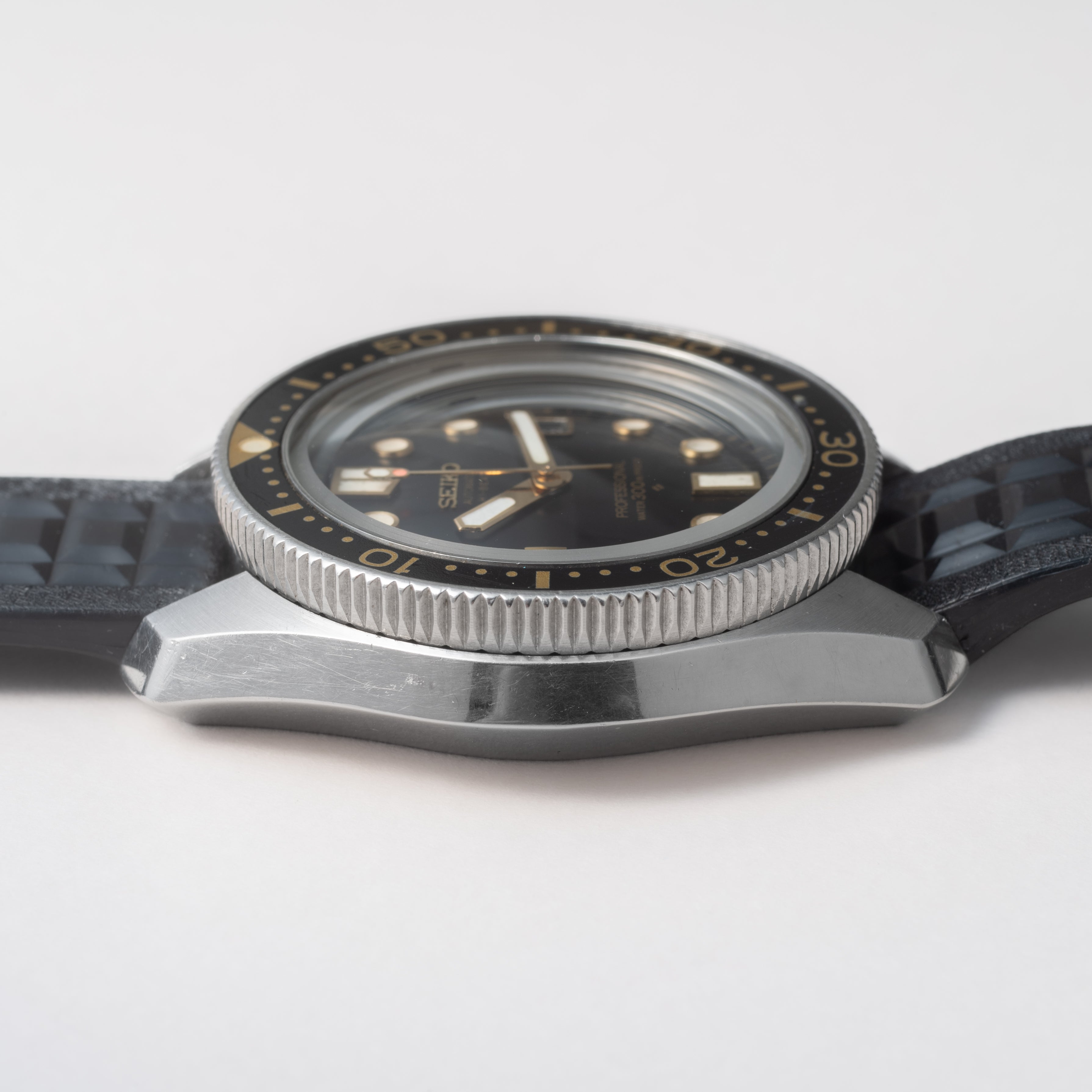 セイコー 1968年製 プロフェッショナルダイバー300ｍ カウントダウンベゼル Ref.6159-7000 オリジナルベルト+純正尾錠付き