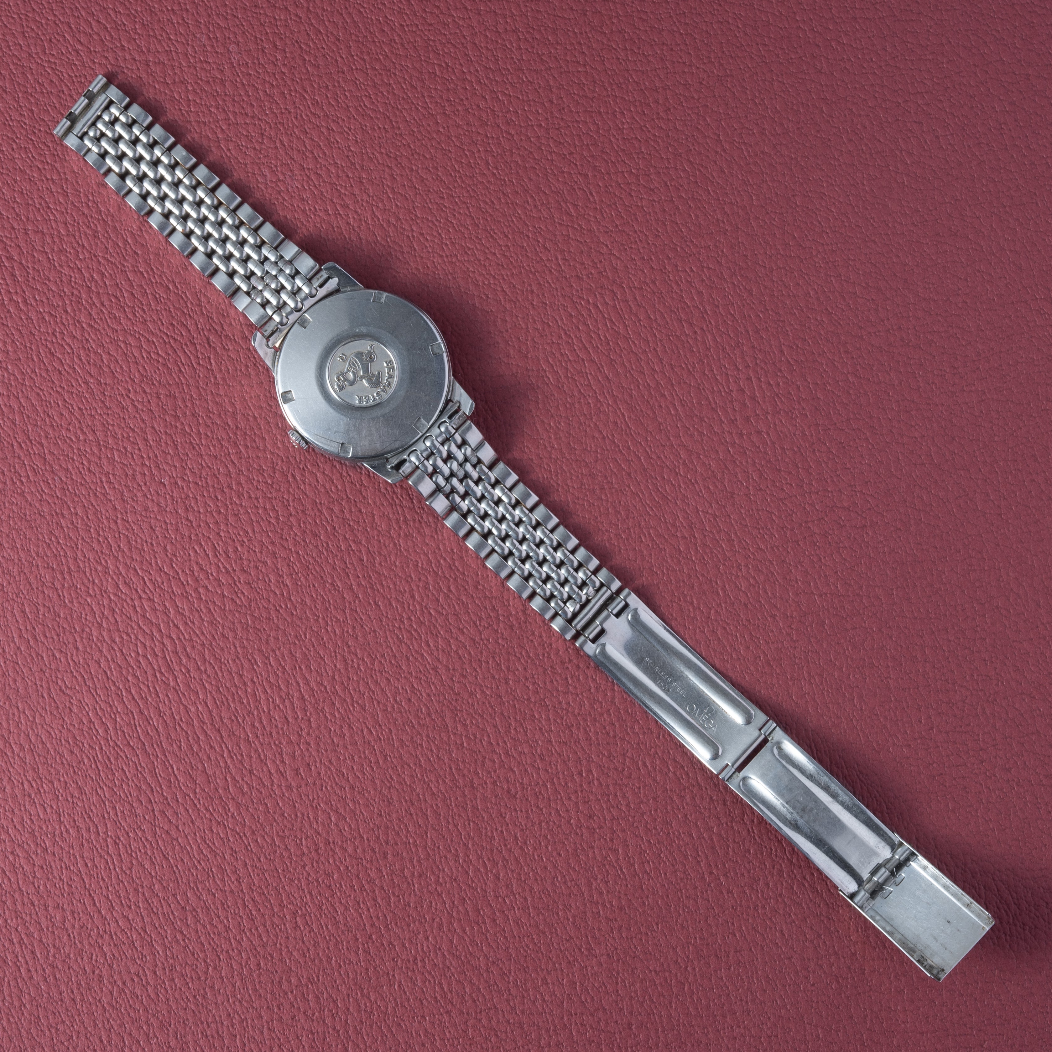 オメガ シーマスター 1964年製 Ref.165.011 自動巻 Cal. 552 シルバーダイヤル 純正ライスブレス