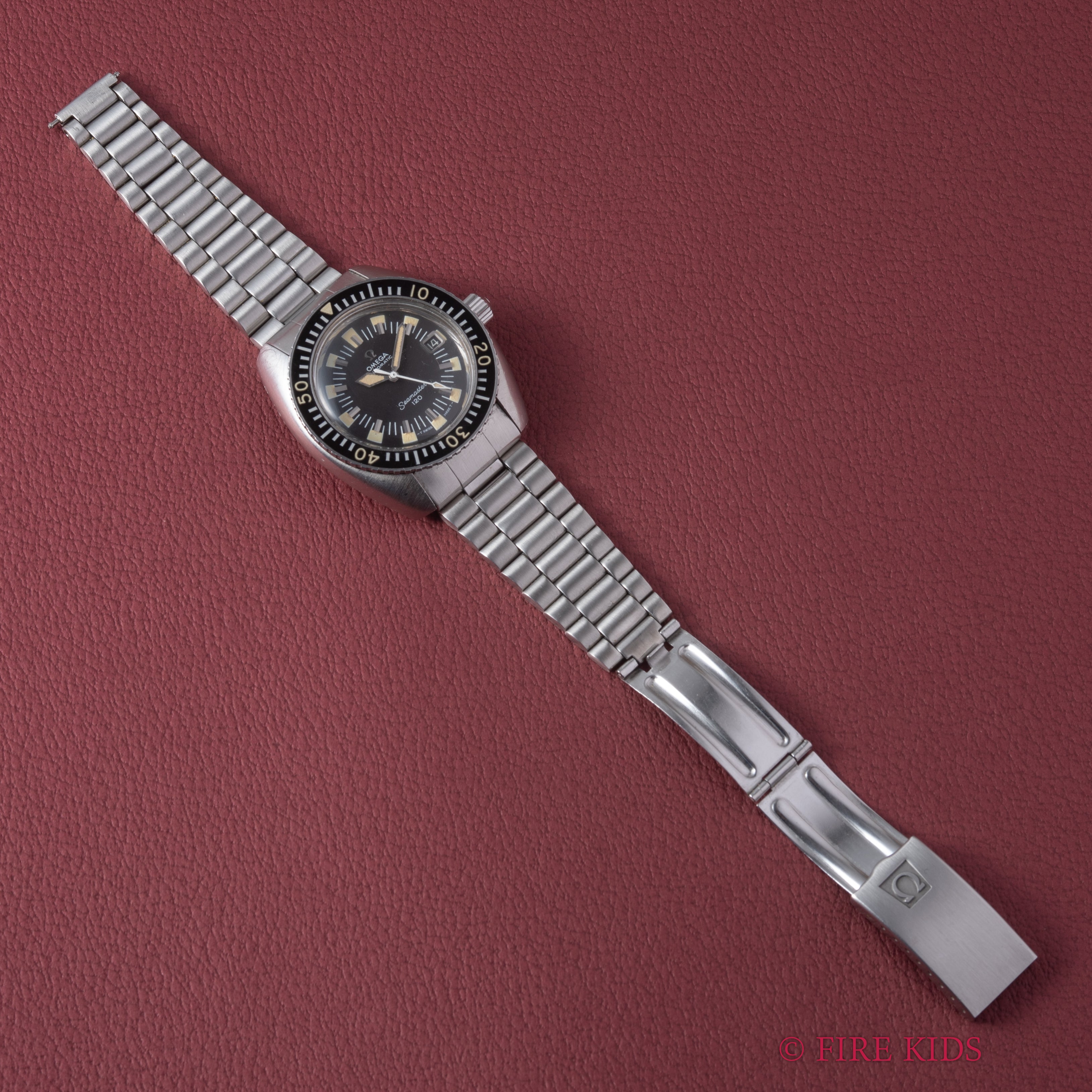 オメガ シーマスター120 ブラックダイヤル 1973年製 Cal.565