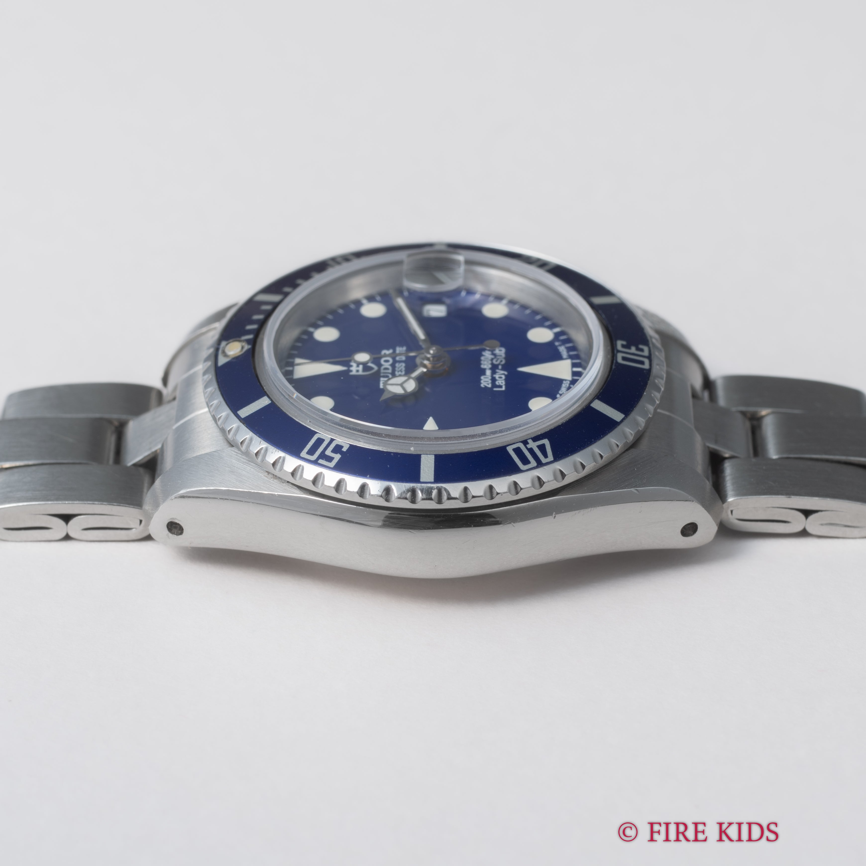 チューダー プリンセスオイスターデイト レディサブ 1992年製 Ref.96090 王冠リューズ 箱,ギャラ,冊子付き