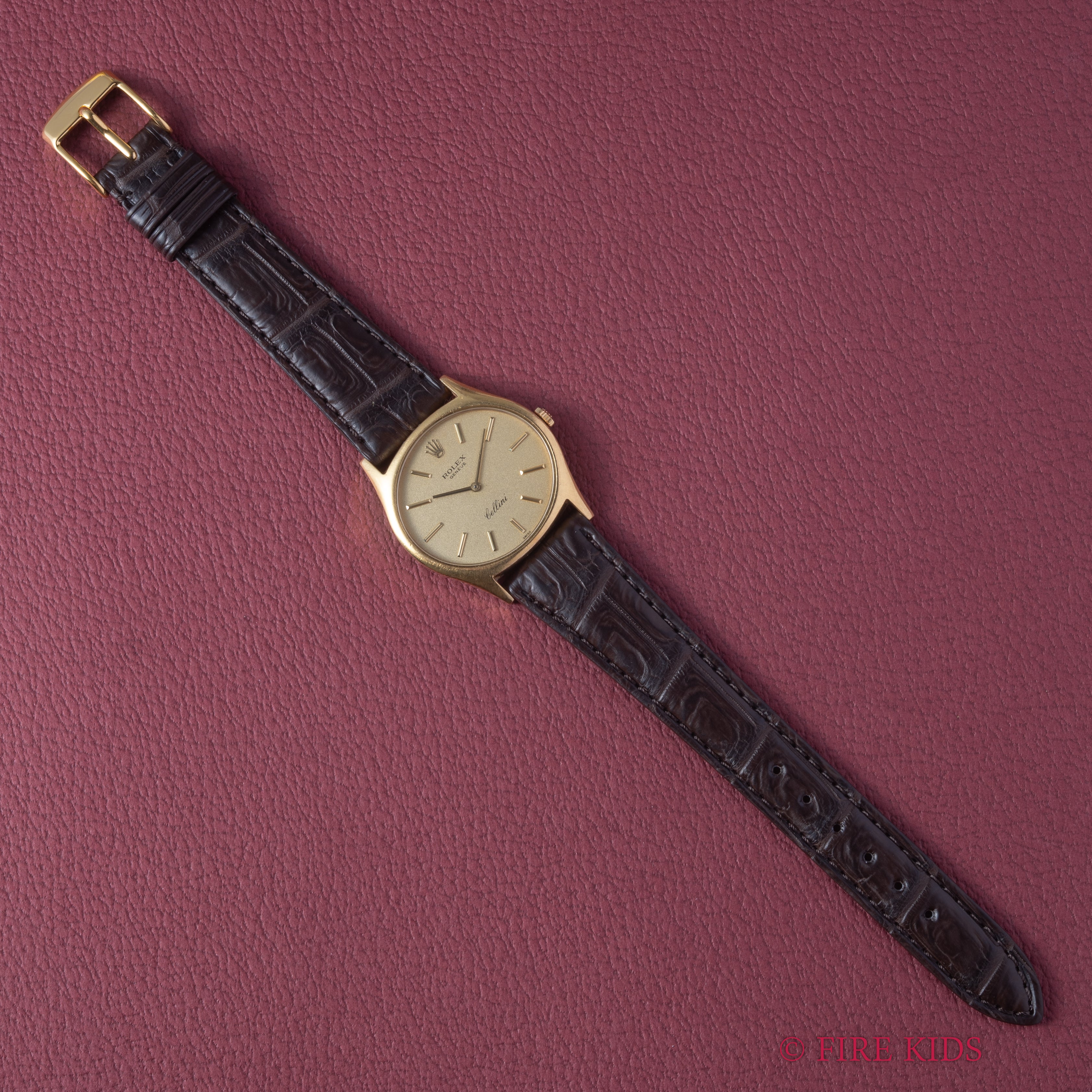 ロレックス チェリーニ 1975年製 Ref.3806 18金無垢イエロー