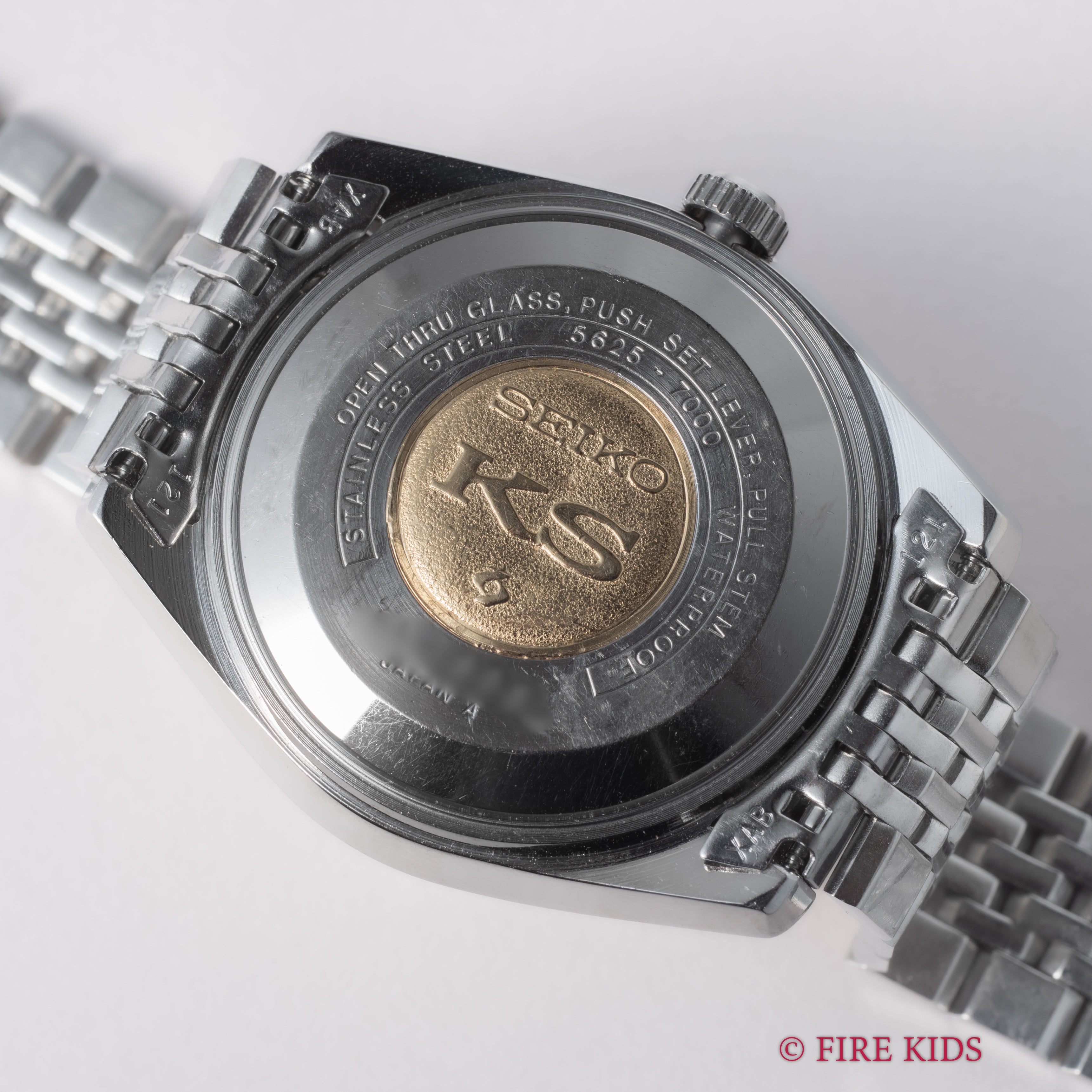 キングセイコー ハイビート自動巻き 1970年製 Ref.5625-7000 56KS 純正ブレス付き