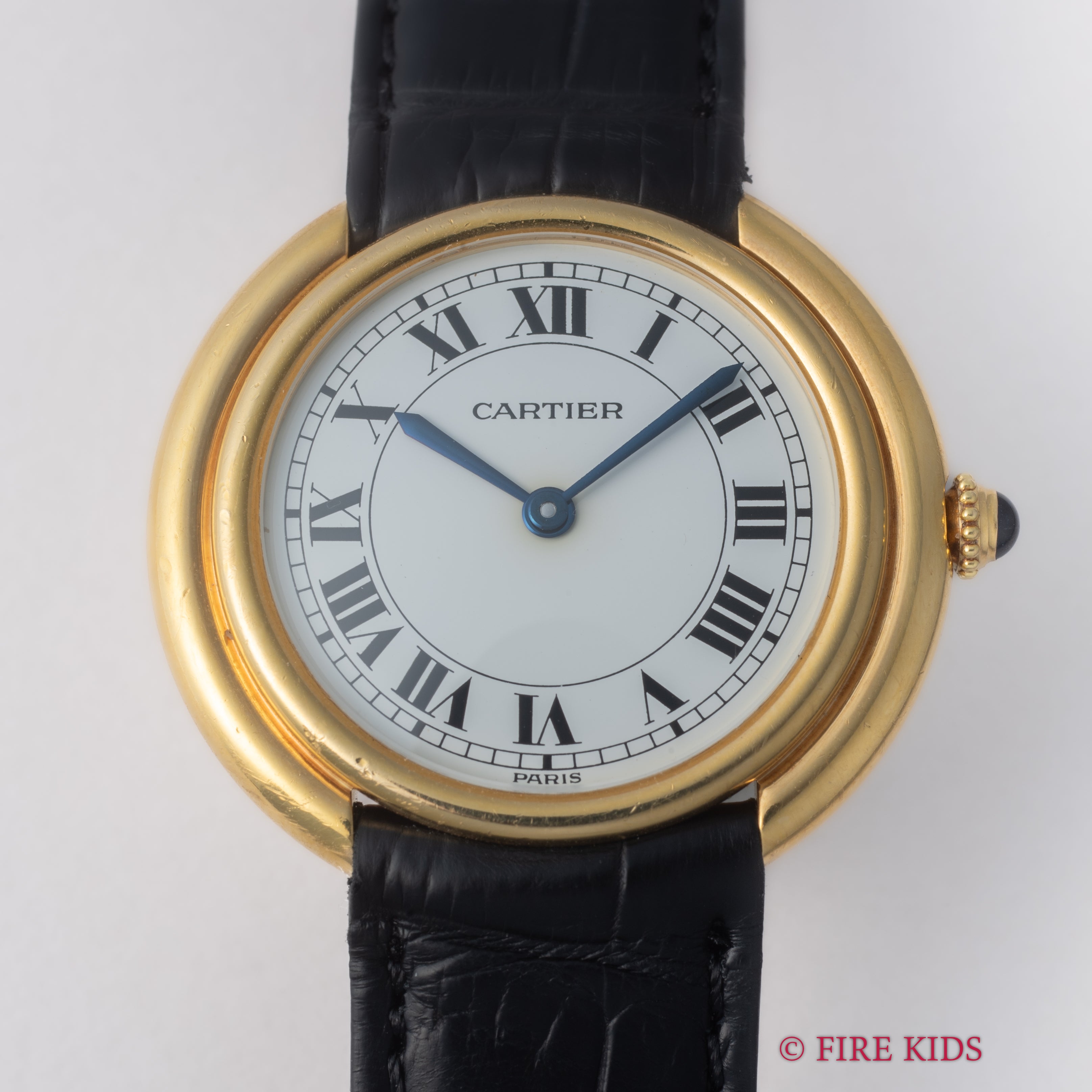 カルティエ ヴァンドーム LM 18金無垢 自動巻 Ref.17003 PARISダイヤル