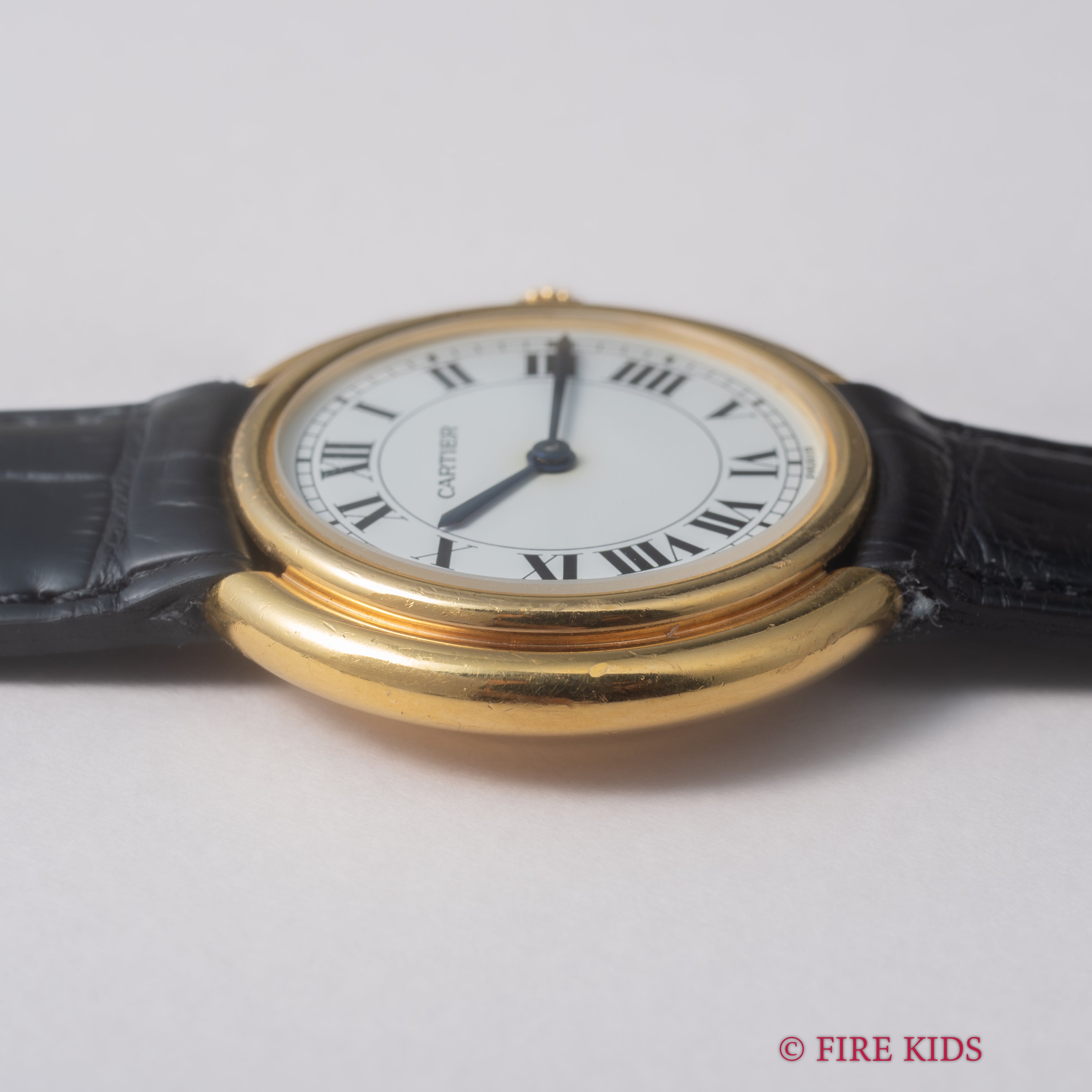 カルティエ ヴァンドーム LM 18金無垢 自動巻 Ref.17003 PARISダイヤル