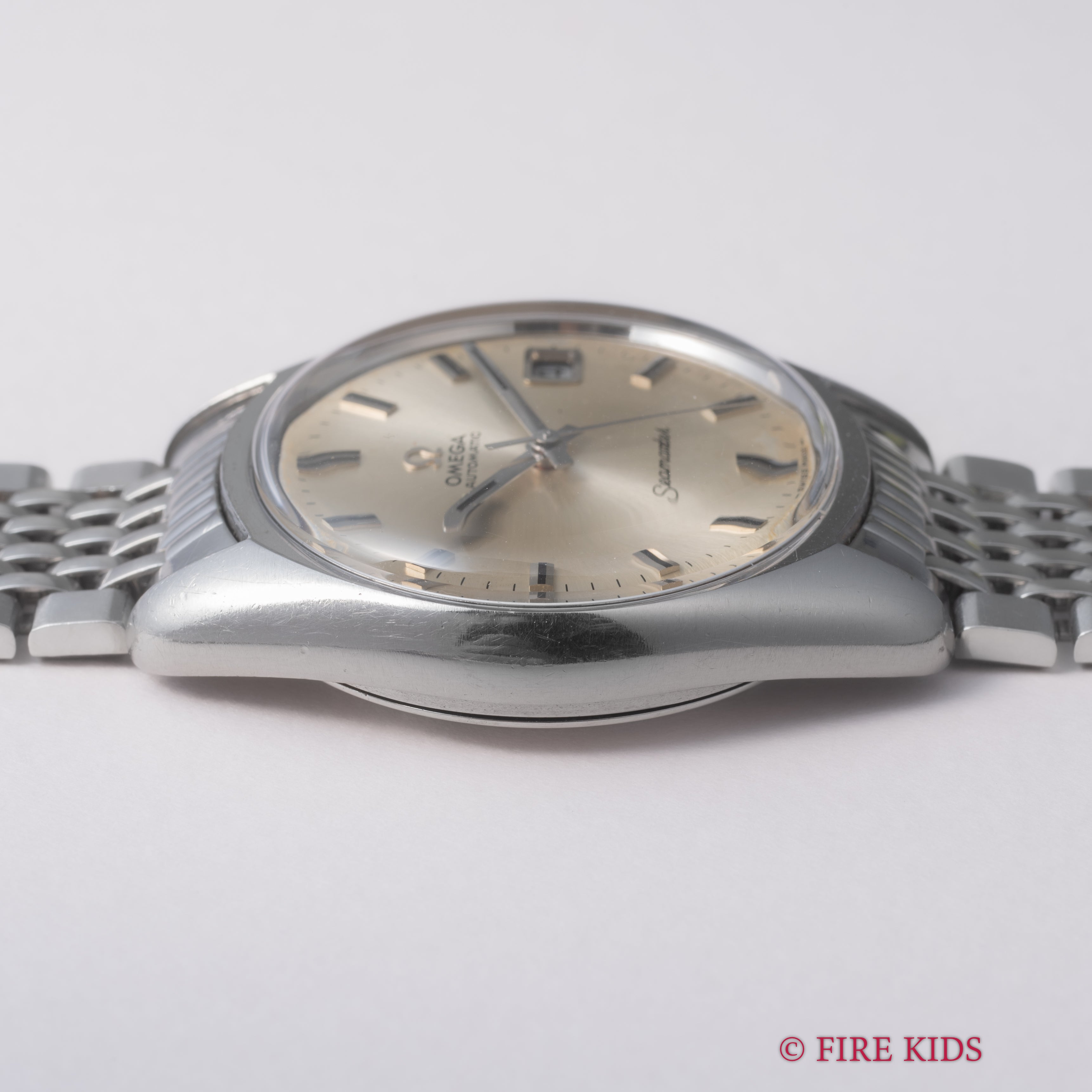 オメガ シーマスター 1971年製 オートマチック Cal.565 Ref.166.067 純正ステンレスブレス ギャラ、タグ付