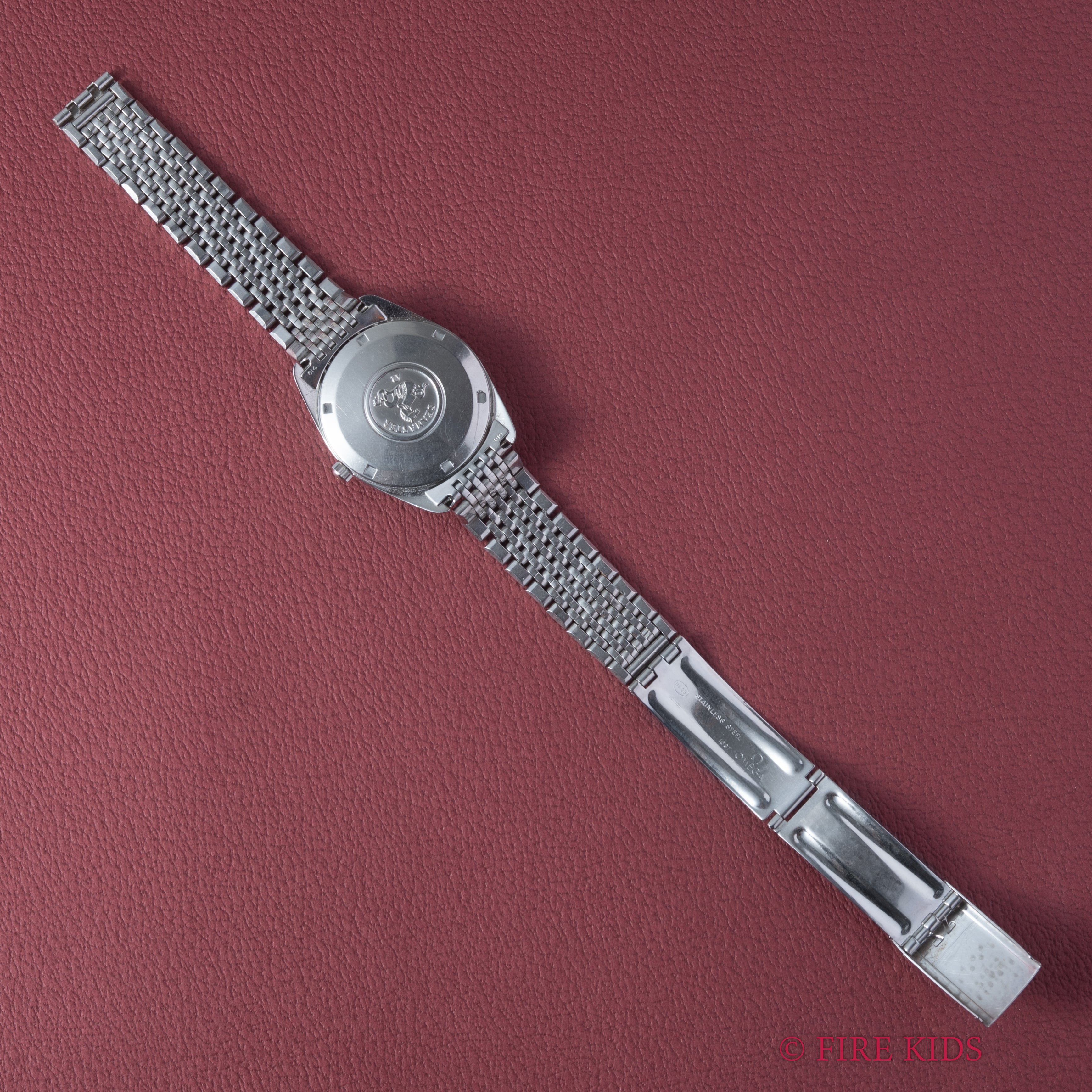 オメガ シーマスター 1971年製 オートマチック Cal.565 Ref.166.067 純正ステンレスブレス ギャラ、タグ付