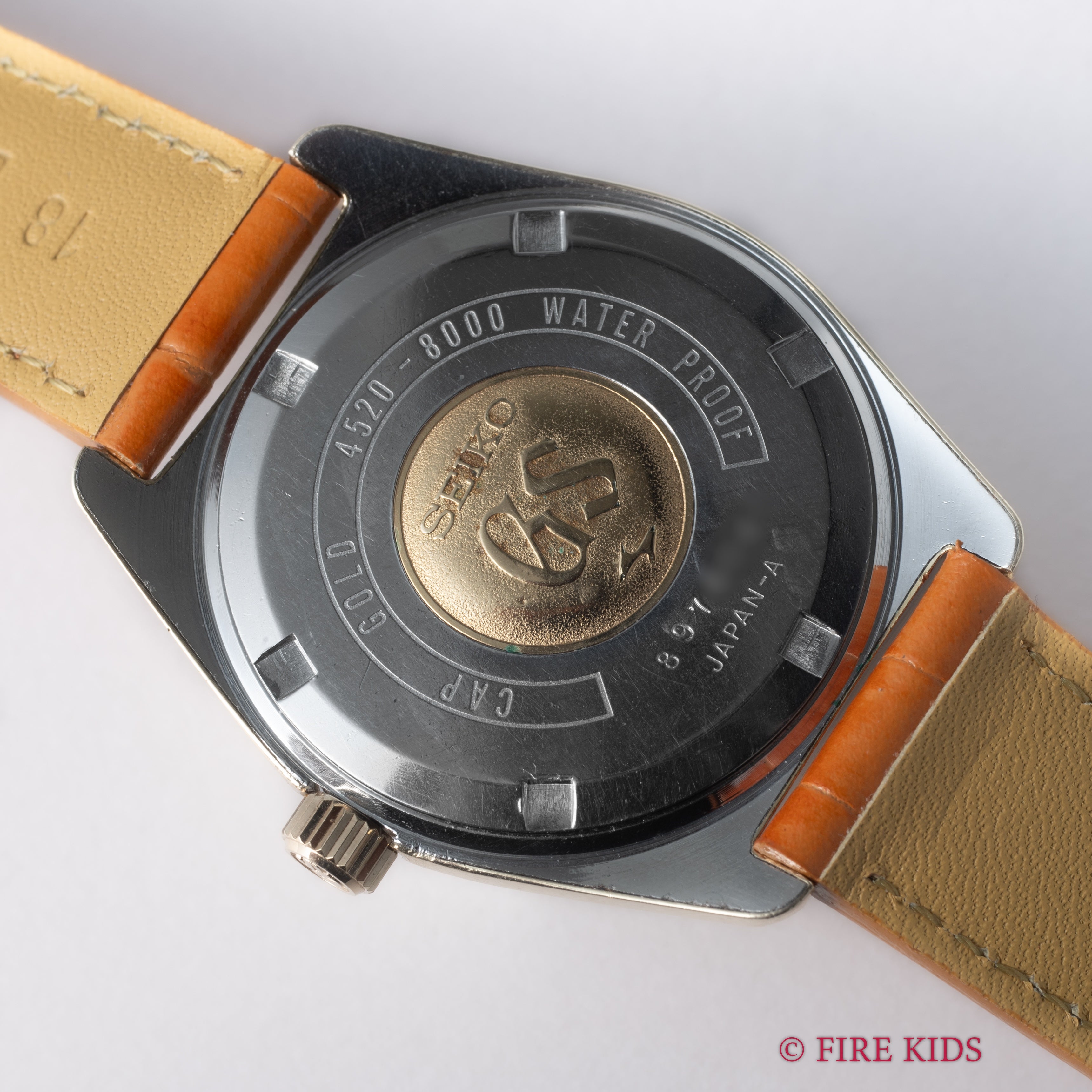 グランドセイコー 1968年製 手巻10振動 Ref.4520-8000 キャップゴールド 45GS パティーナダイヤル