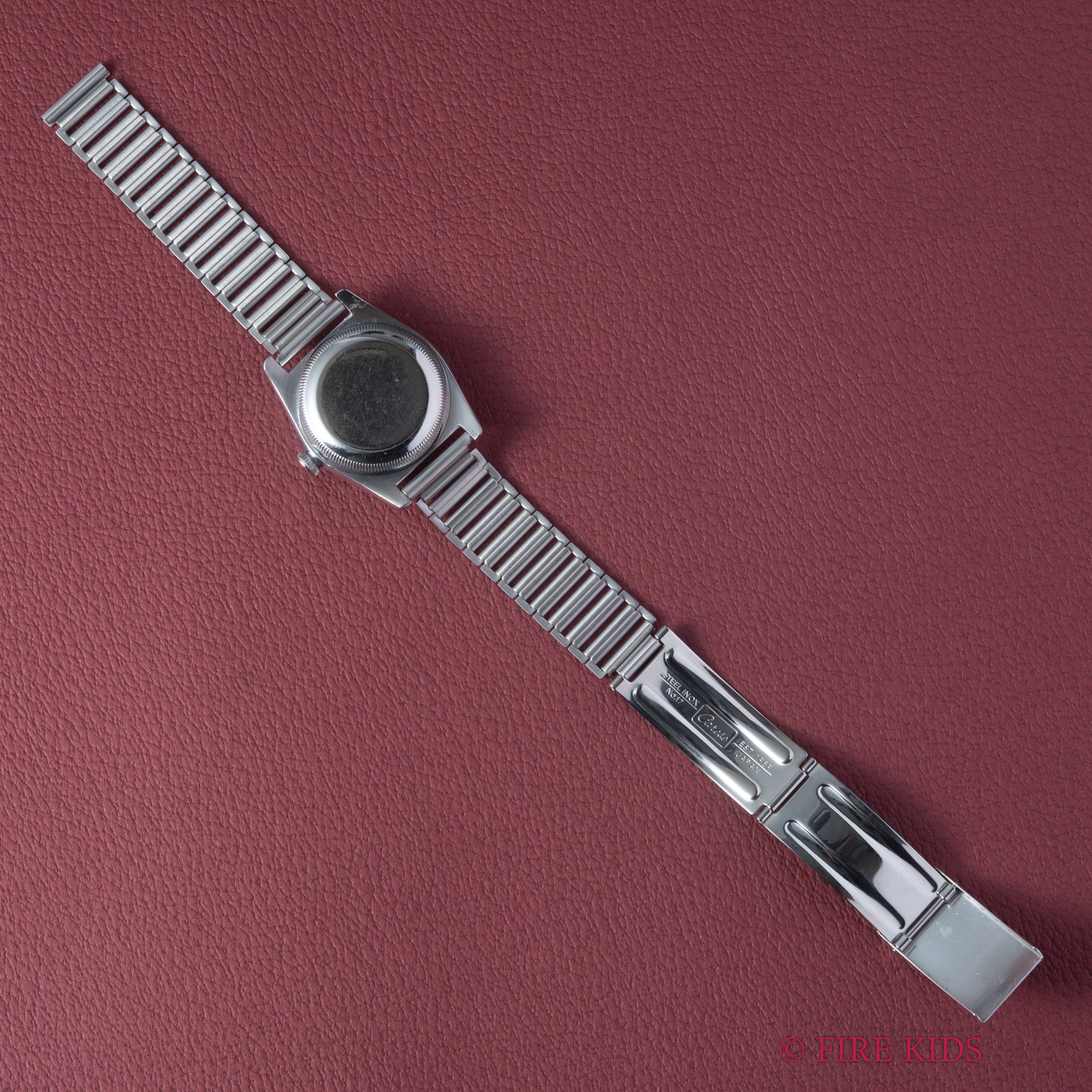 ロレックス バブルバック 1945年製 飛びアラビアダイヤル Ref.2940 社外バンブーブレス