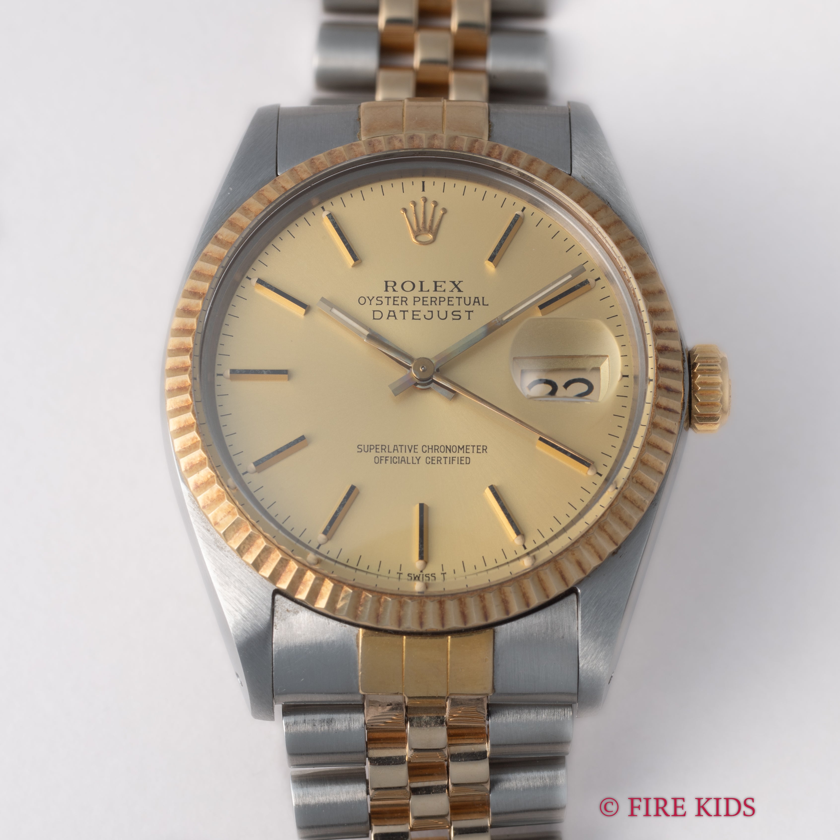 ロレックス 1985年製 デイトジャスト コンビ Ref.16013 自動巻