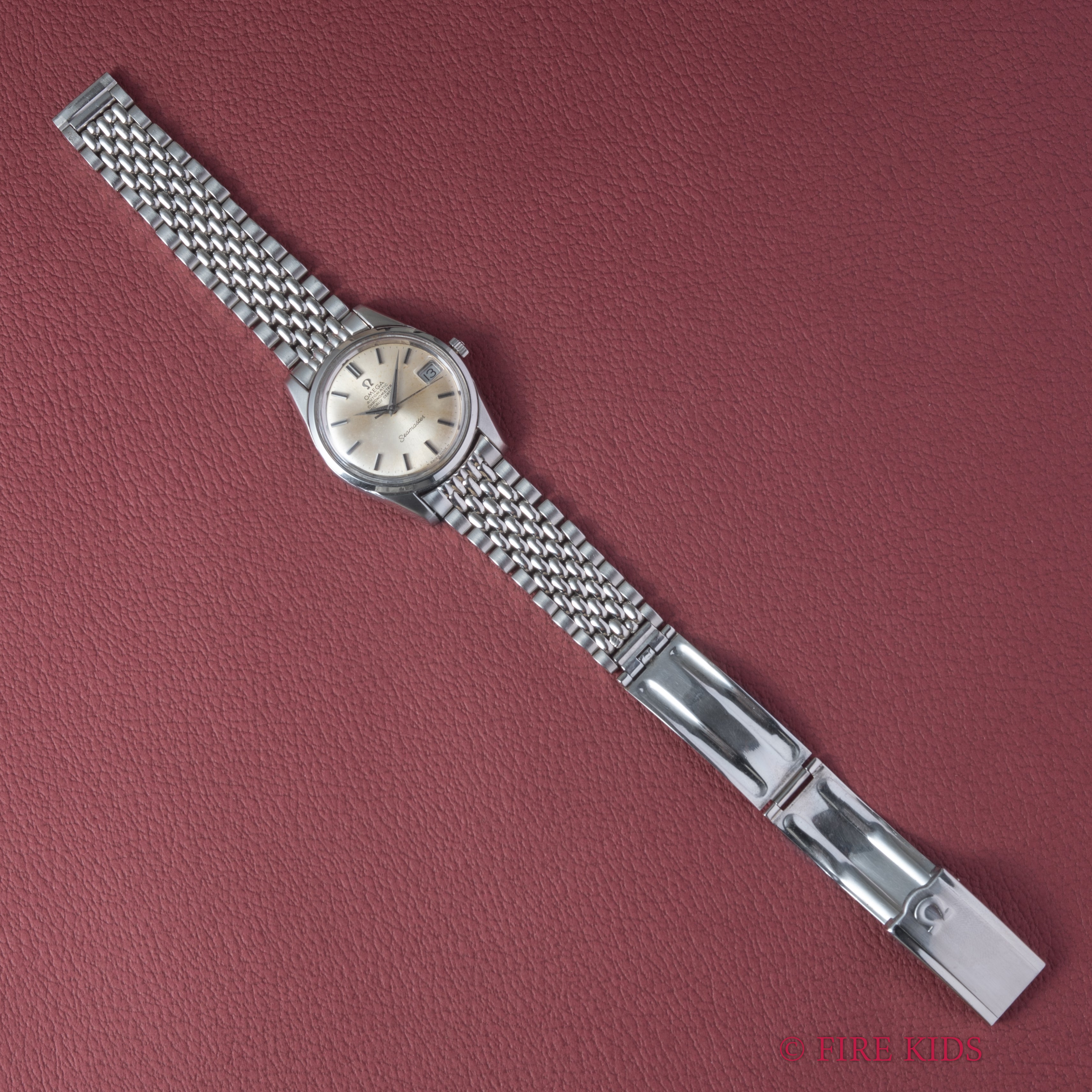 オメガ シーマスター 1969年製 Ref.168.010SP クロノメーター オートマチック Cal.564 純正ライスブレス付き　