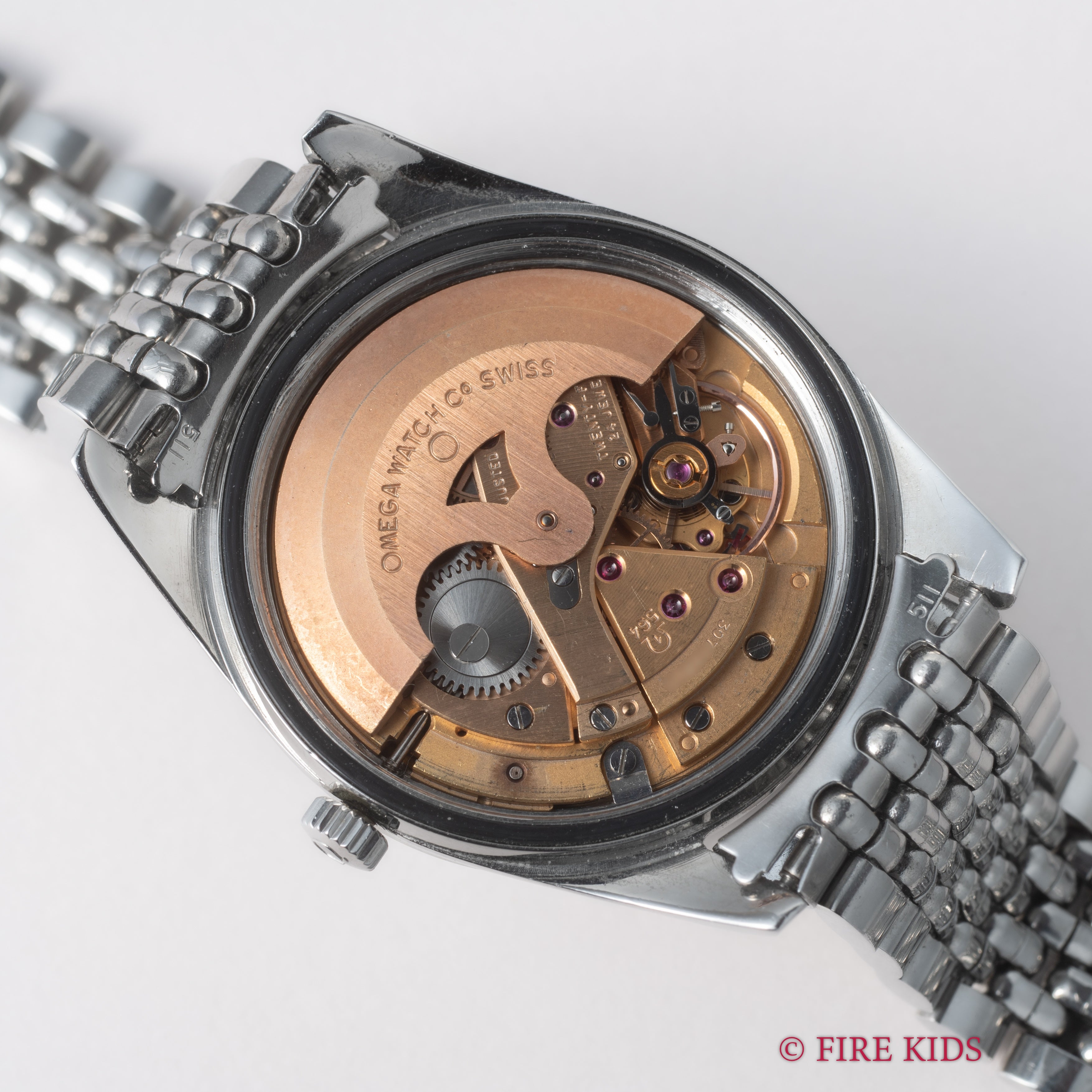 オメガ シーマスター 1969年製 Ref.168.010SP クロノメーター オートマチック Cal.564 純正ライスブレス付き　