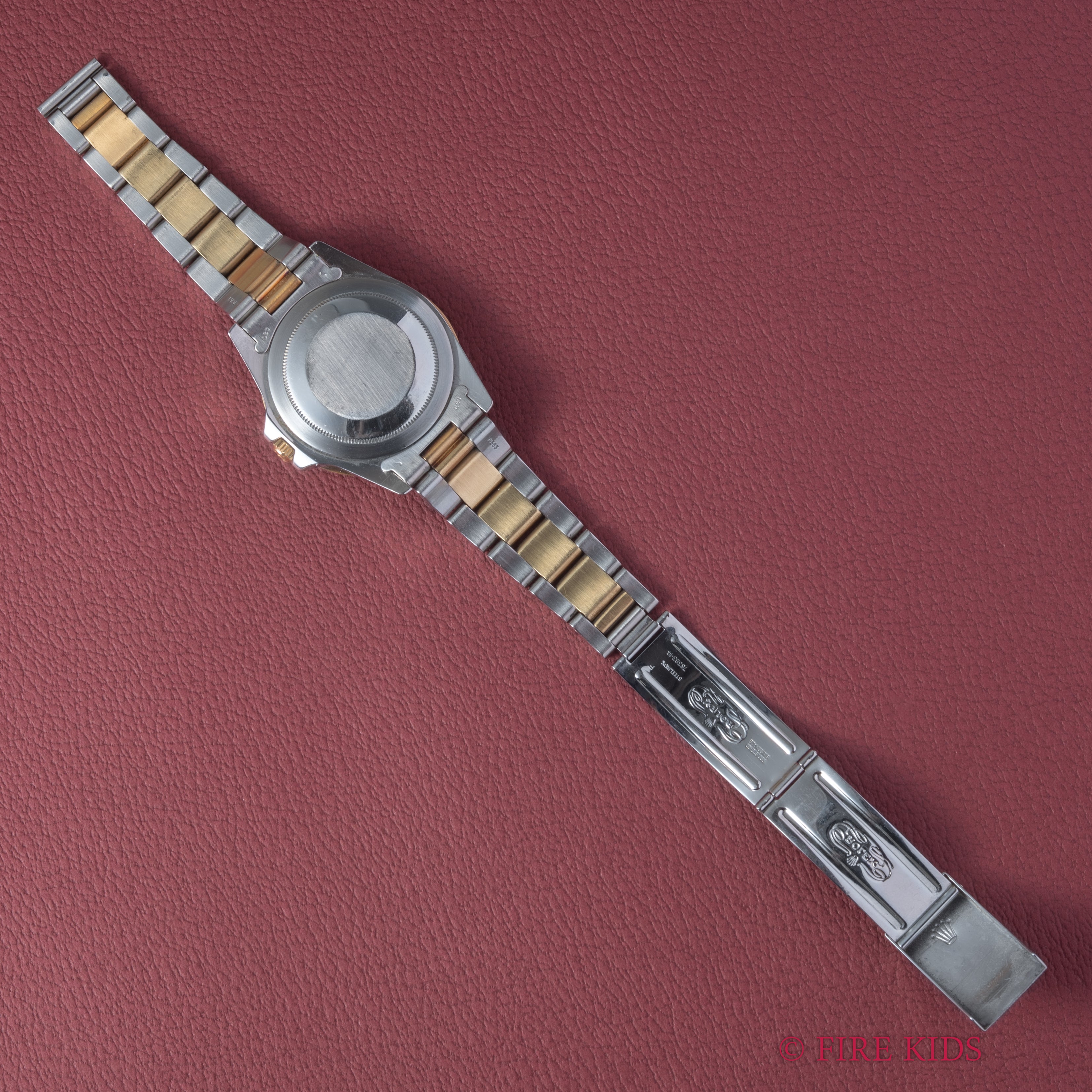 ロレックス 1979年製GMTマスター コンビ 茶ツボ Ref.16753 ルートビア 3連コンビオイスターブレス