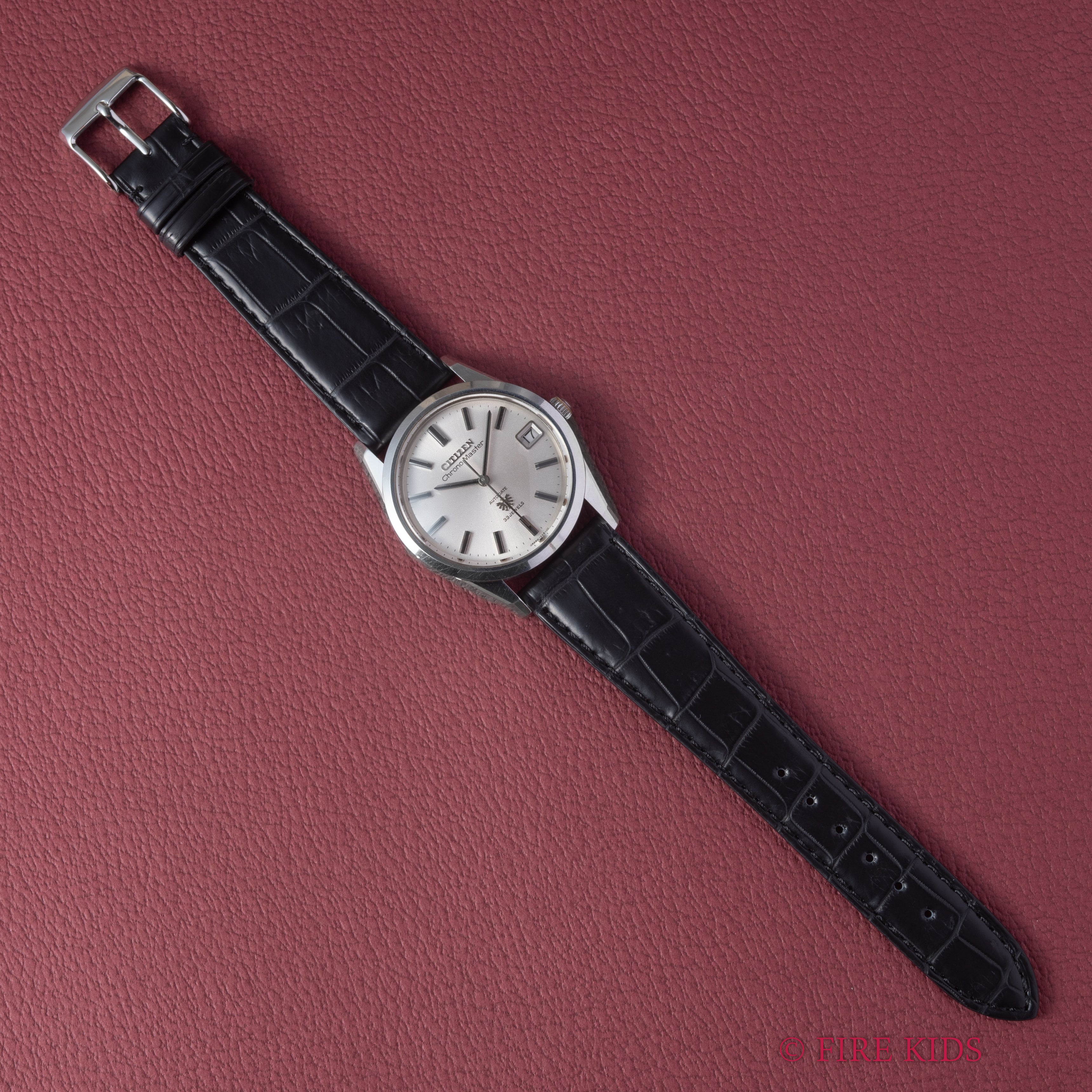 注目！！CITIZEN シチズン クロノマスター　AUDS　2910Y　33石 自動巻　動作品　アンティーク シチズン クロノマスター 1968年製 自動巻き 33石 デイト