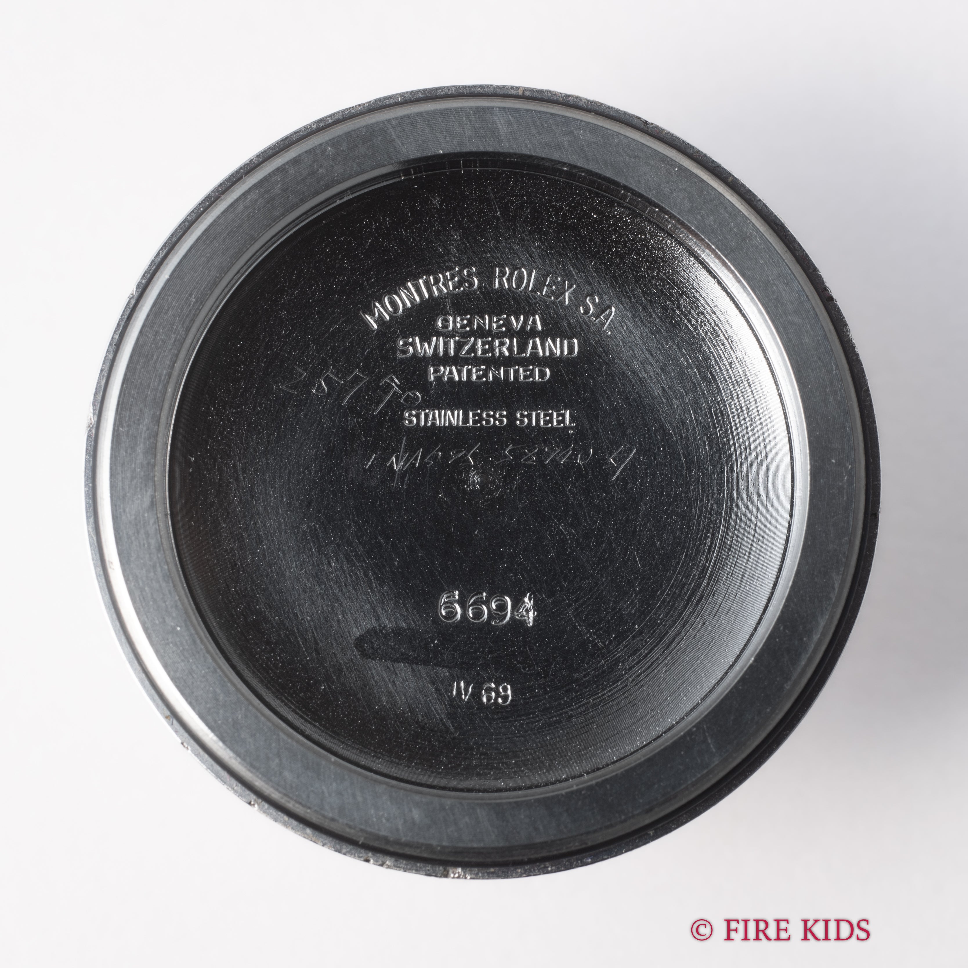 ロレックス オイスターデイト 1969年製 Ref.6694 シルバーダイヤル リベットブレス
