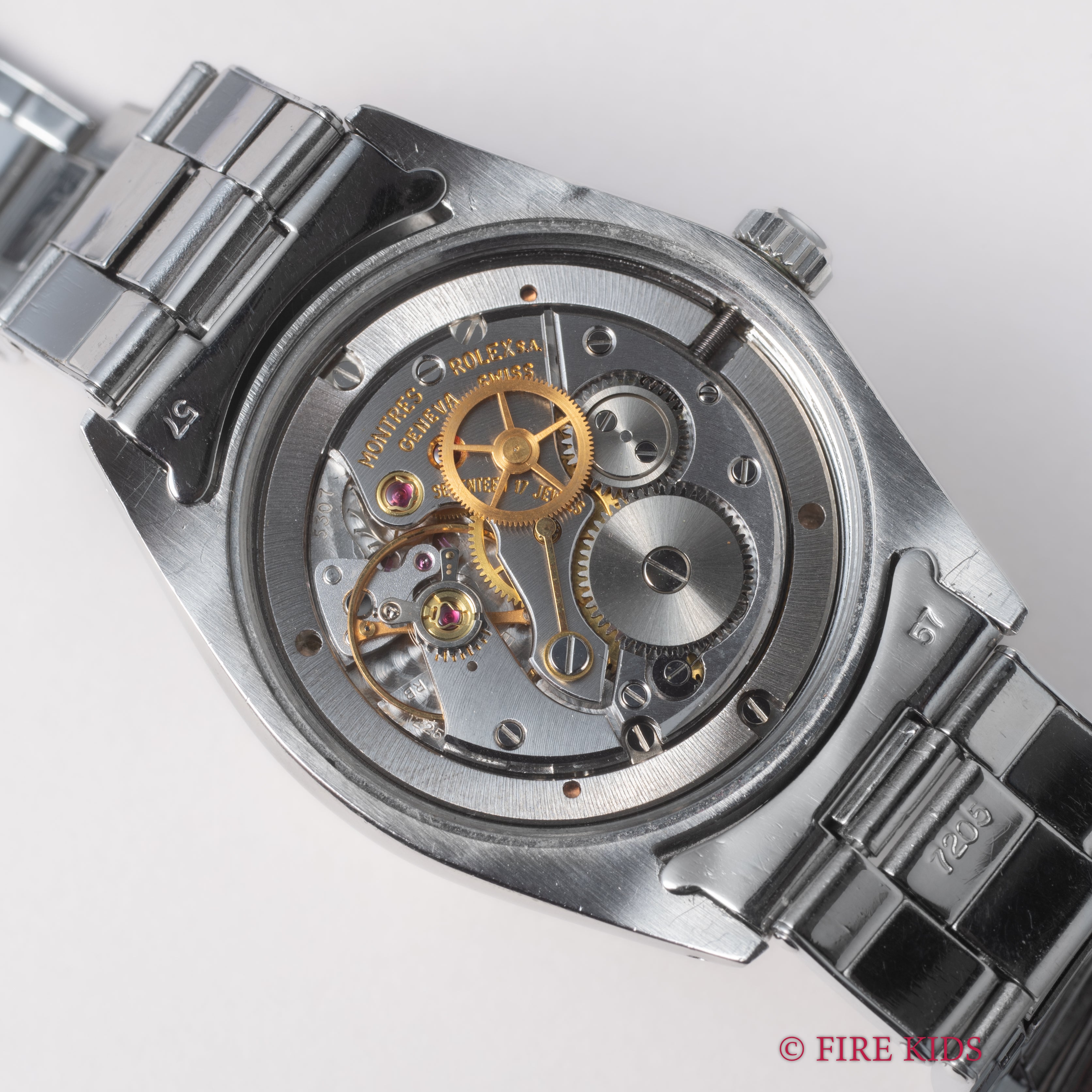 ロレックス オイスターデイト 1969年製 Ref.6694 シルバーダイヤル リベットブレス