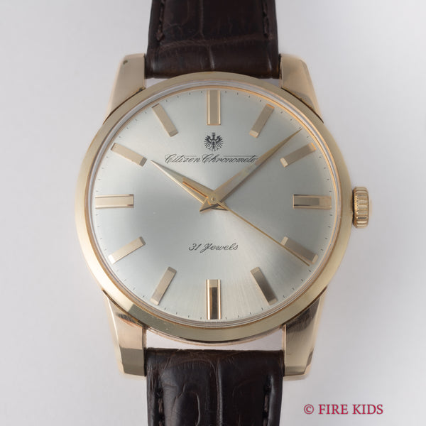 CITIZEN CR1507081クロノメーターヴィンテージ手巻き シチズン クロノメーター シチクロ CR1507081 最高峰モデル OH