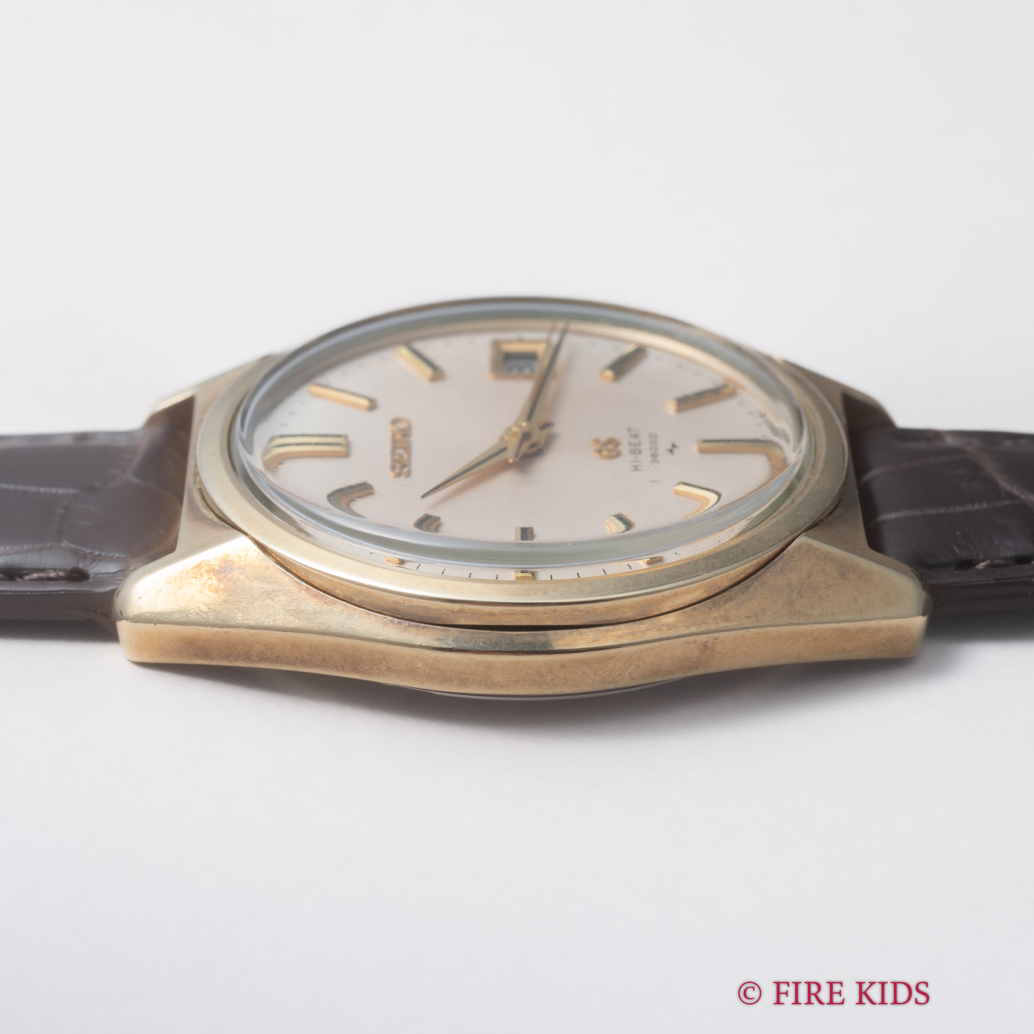 グランドセイコー 1970年製(昭和45年製） 手巻10振動 Ref.4520-8000 キャップゴールド 45GS パティーナダイヤル