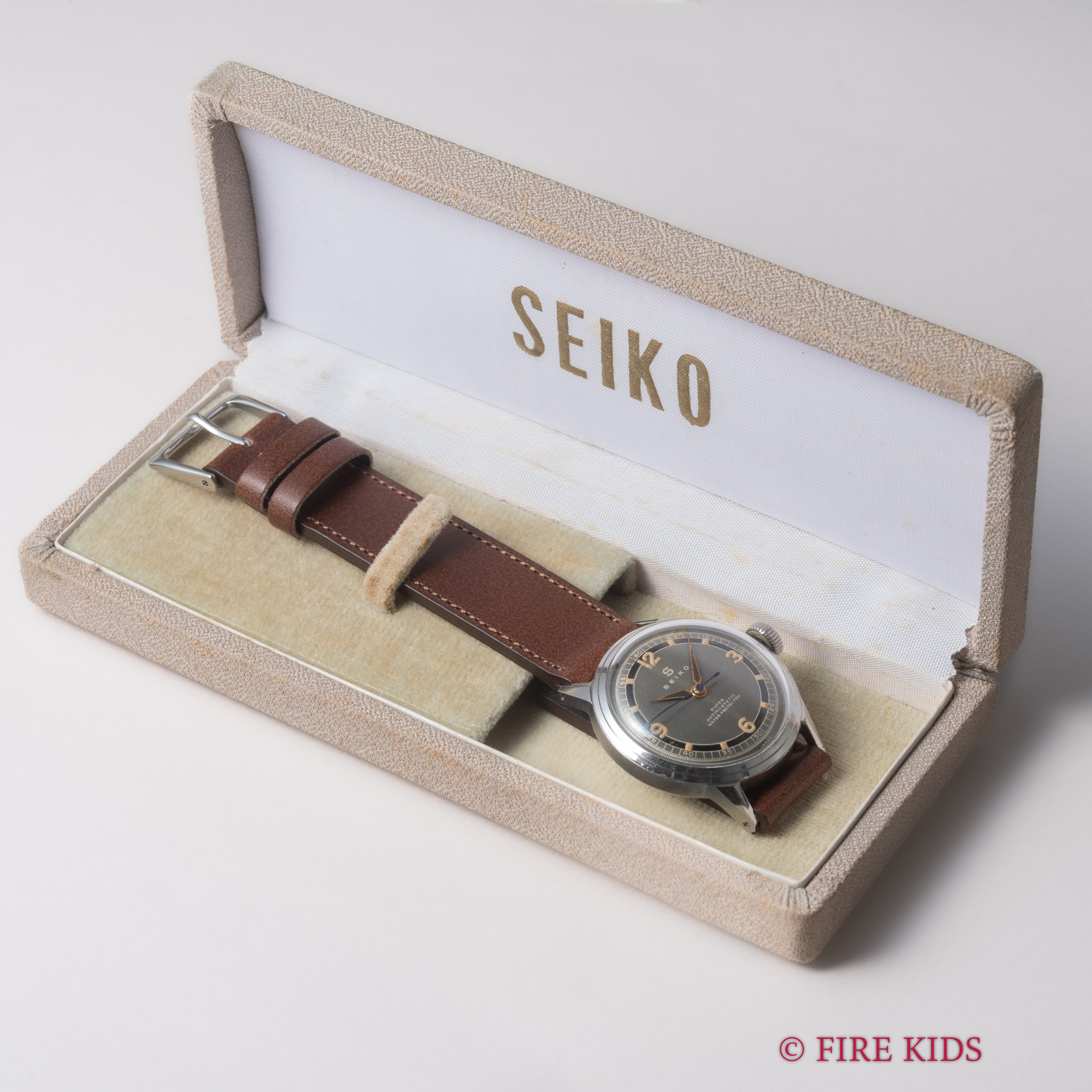 セイコー スーパー 1950年代製 Ref.1721 手巻き ツートンダイヤル 箱付き