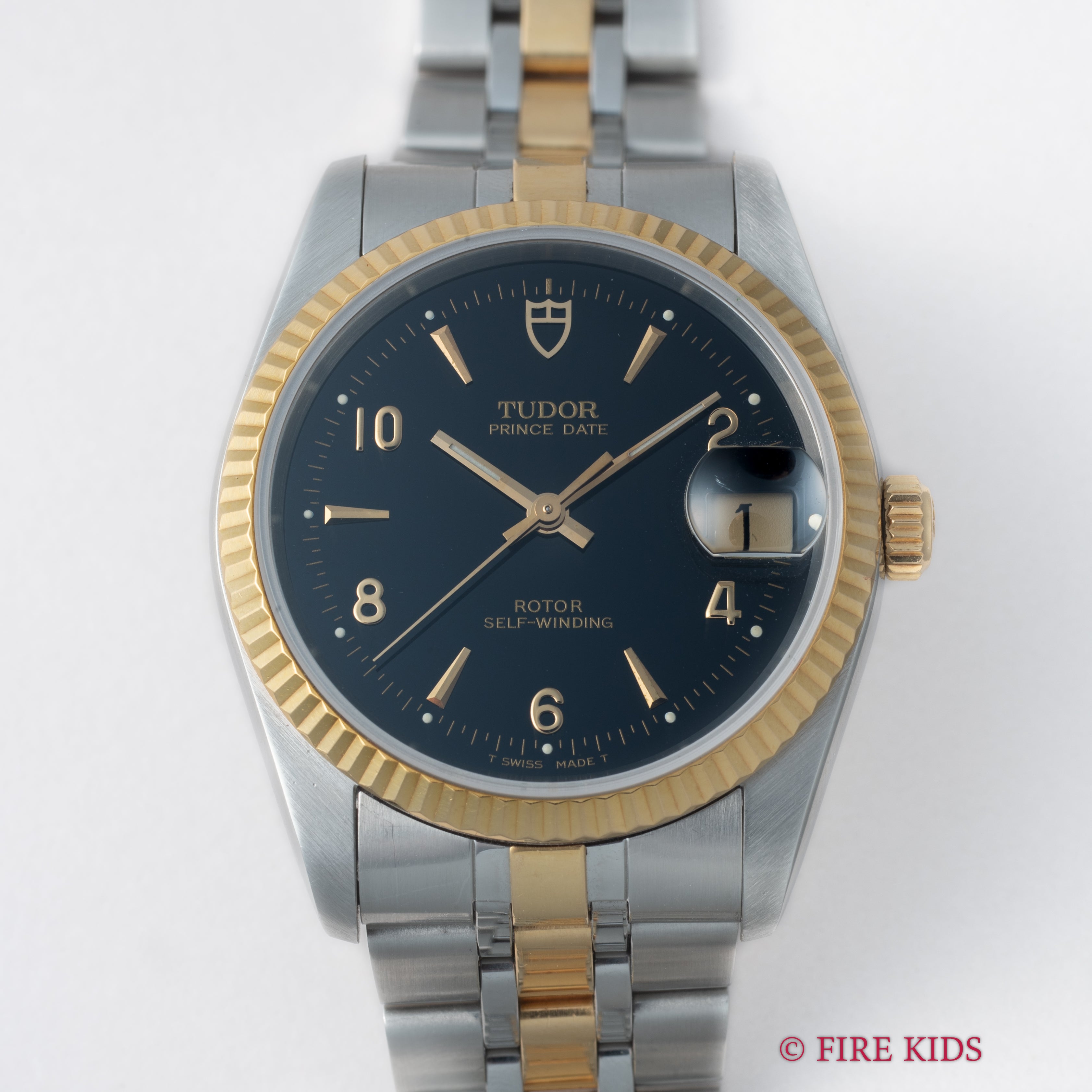 チューダー オイスター プリンスデイト コンビ オリジナルブラックダイヤル 1996年製 Ref.7403 純正ジュビリーブレス