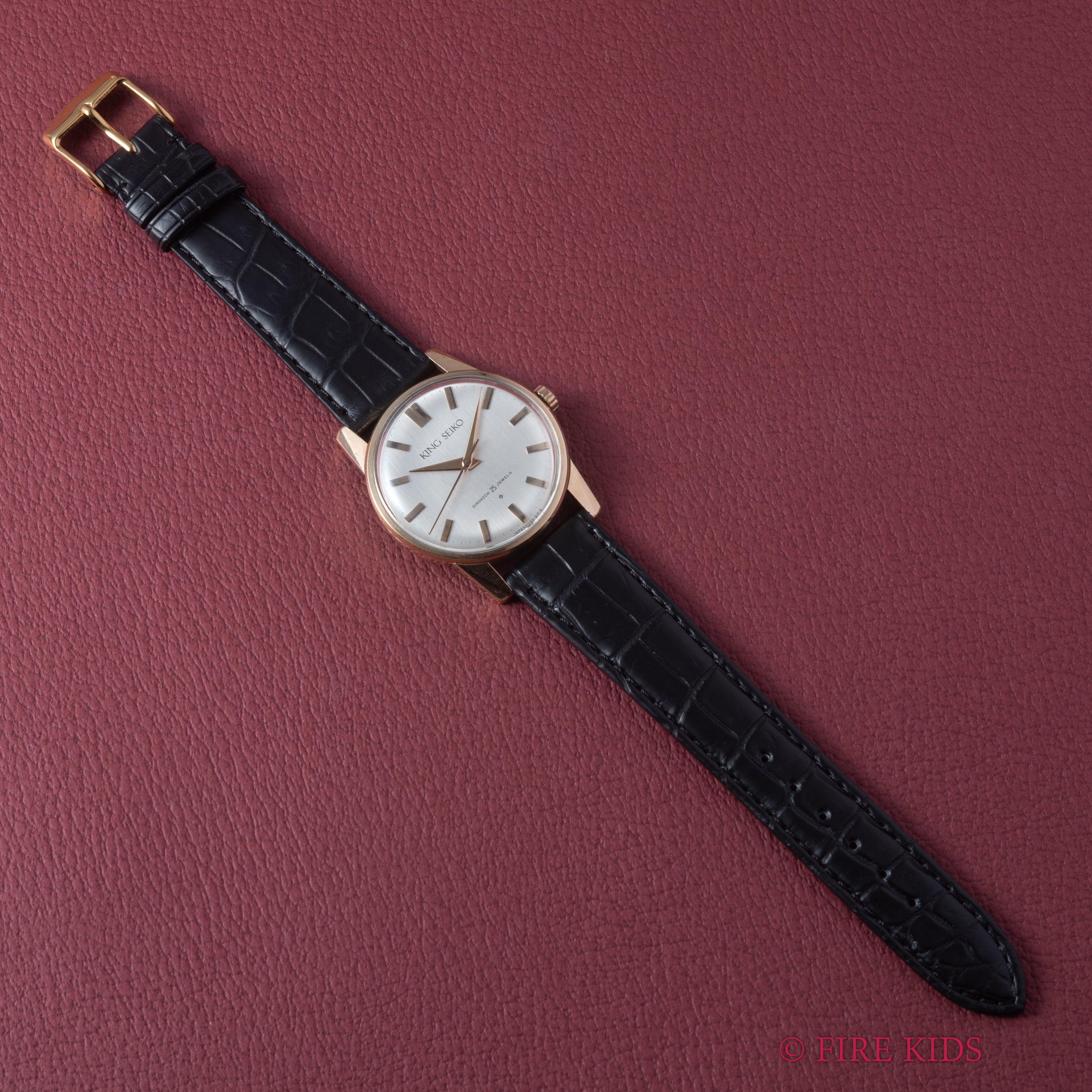 キングセイコー ファーストモデル 1963年製 SDダイヤル Ref.15034 KS 盾メダリオン 14金張り