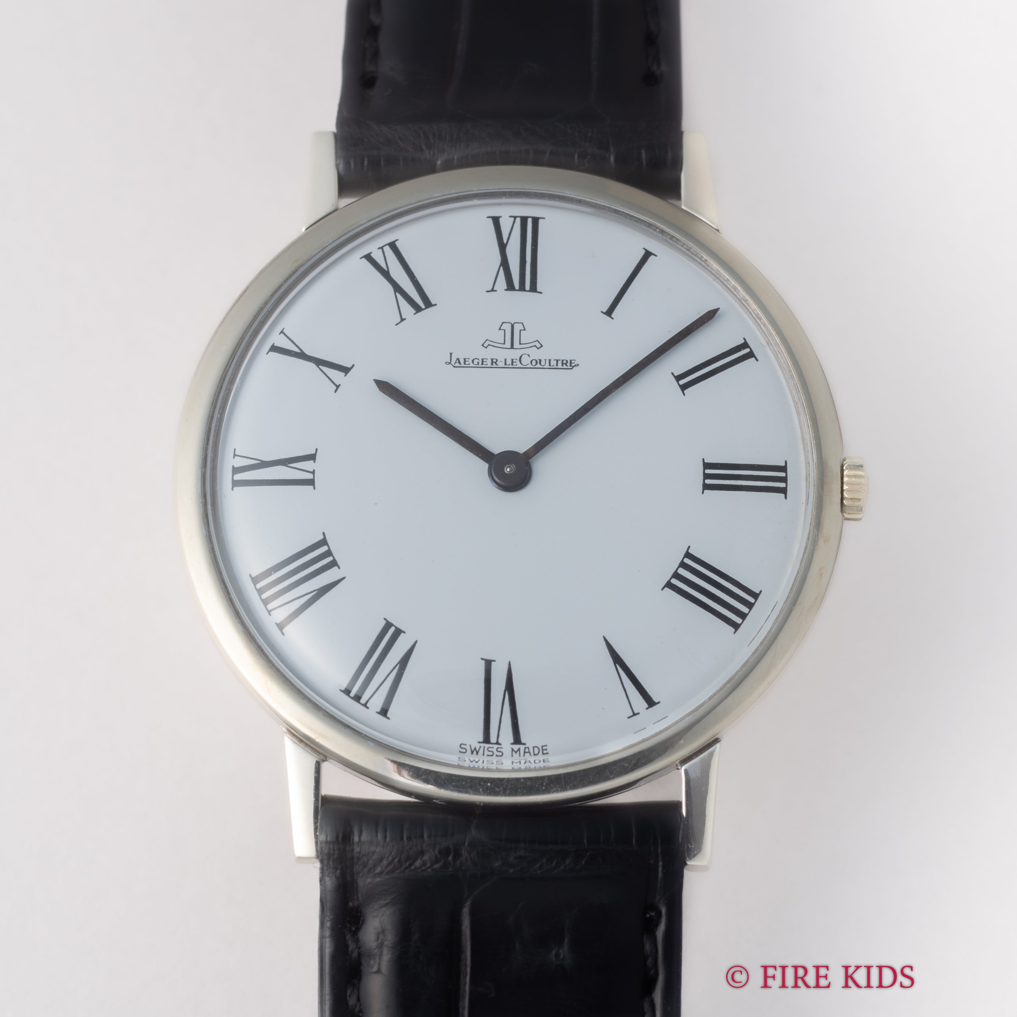 ジャガー・ルクルト 18金無垢ホワイトゴールドウルトラシン 1970