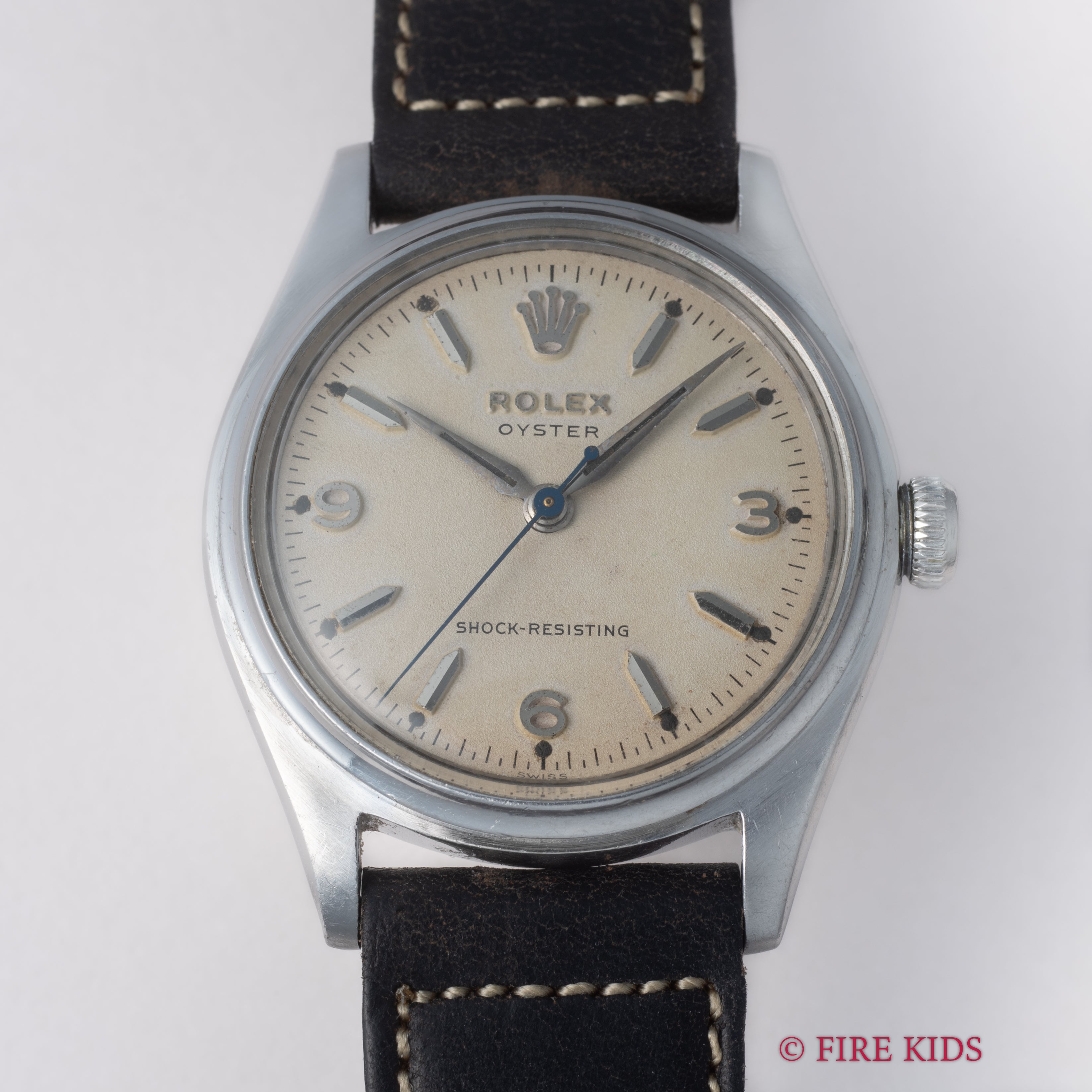 ロレックス オイスター 1945年製 Ref.4444 飛びアラビアダイヤル 手巻き