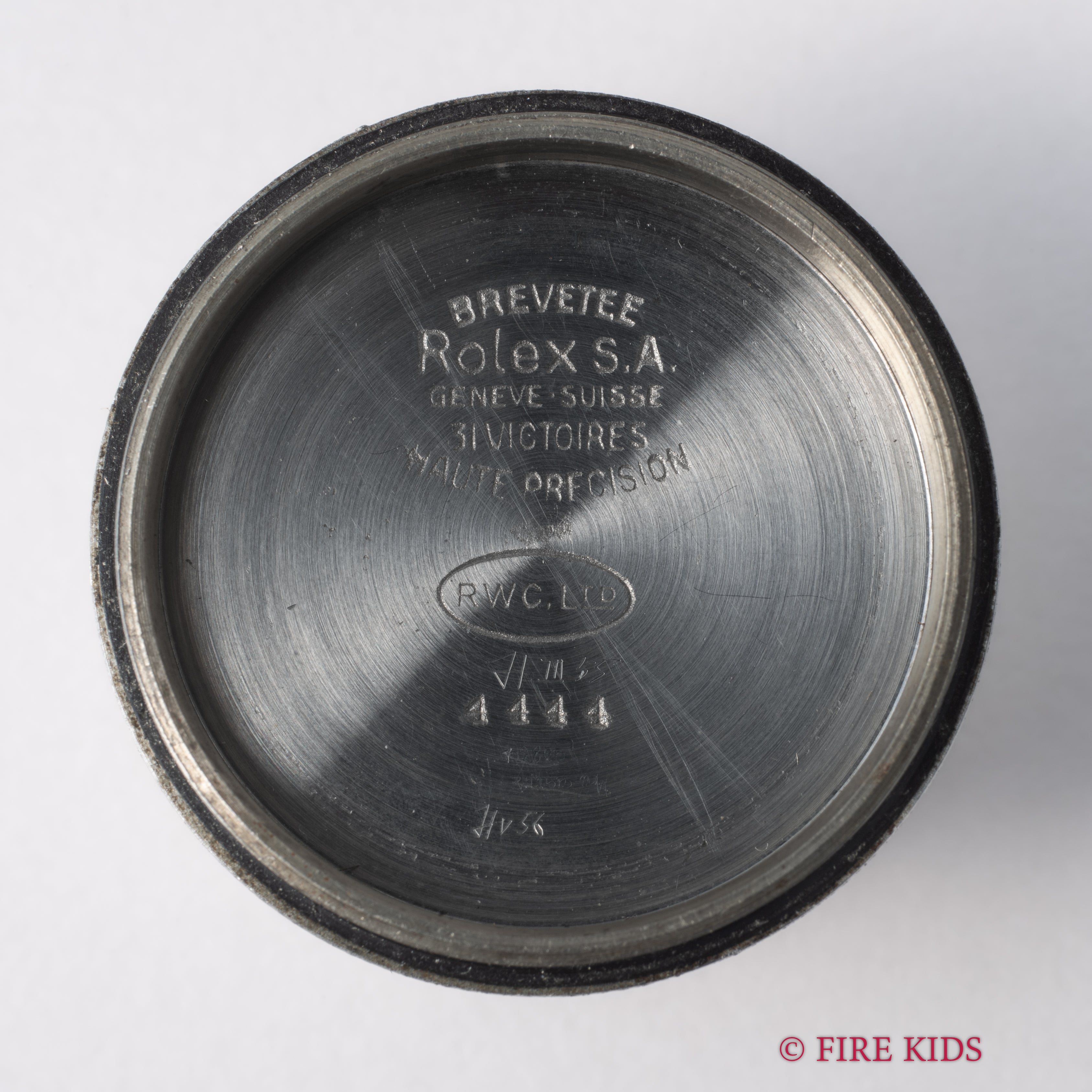 ロレックス オイスター 1945年製 Ref.4444 飛びアラビアダイヤル 手巻き