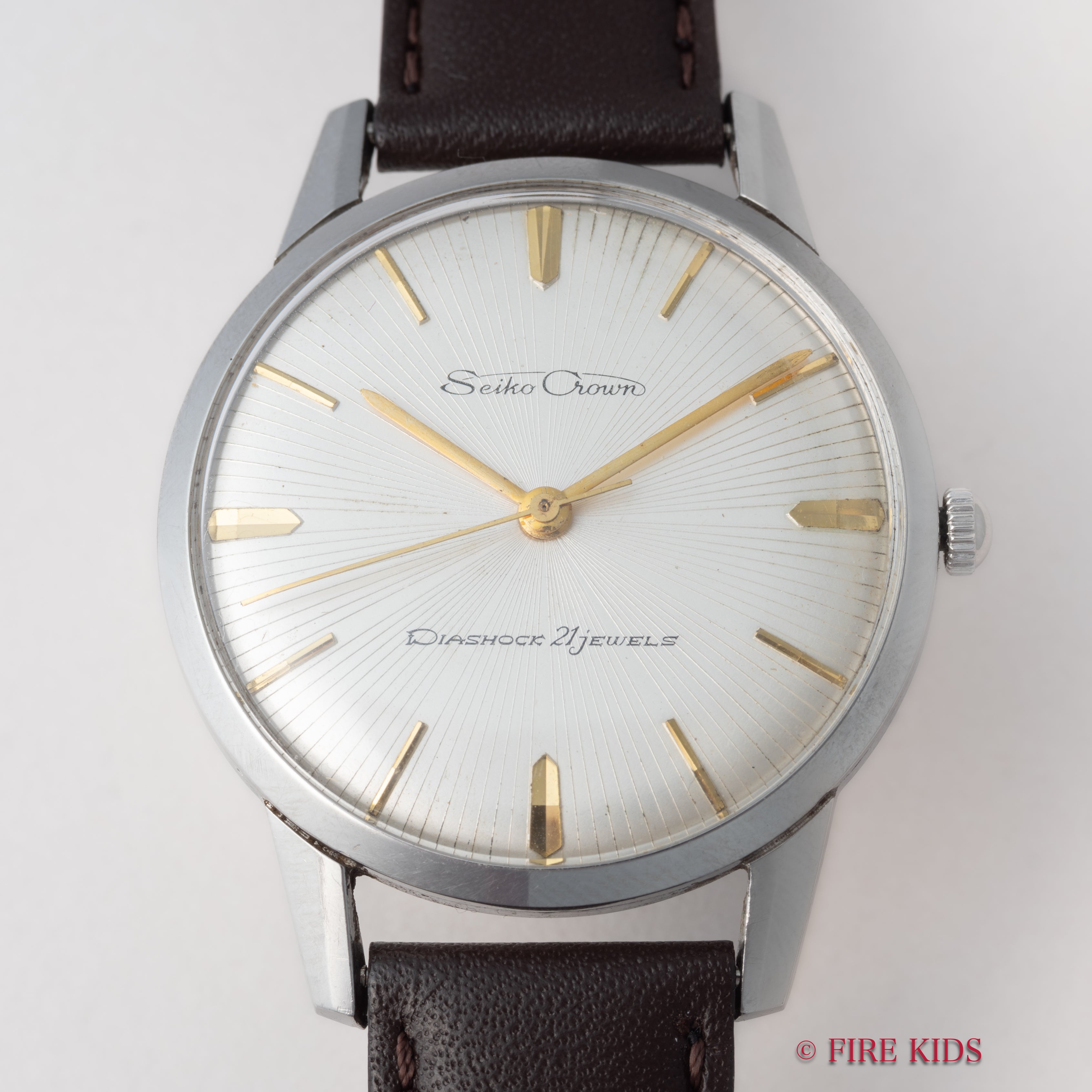 セイコークラウン 1961年製 ラウンドケース 手巻き Ref.J14065 放射