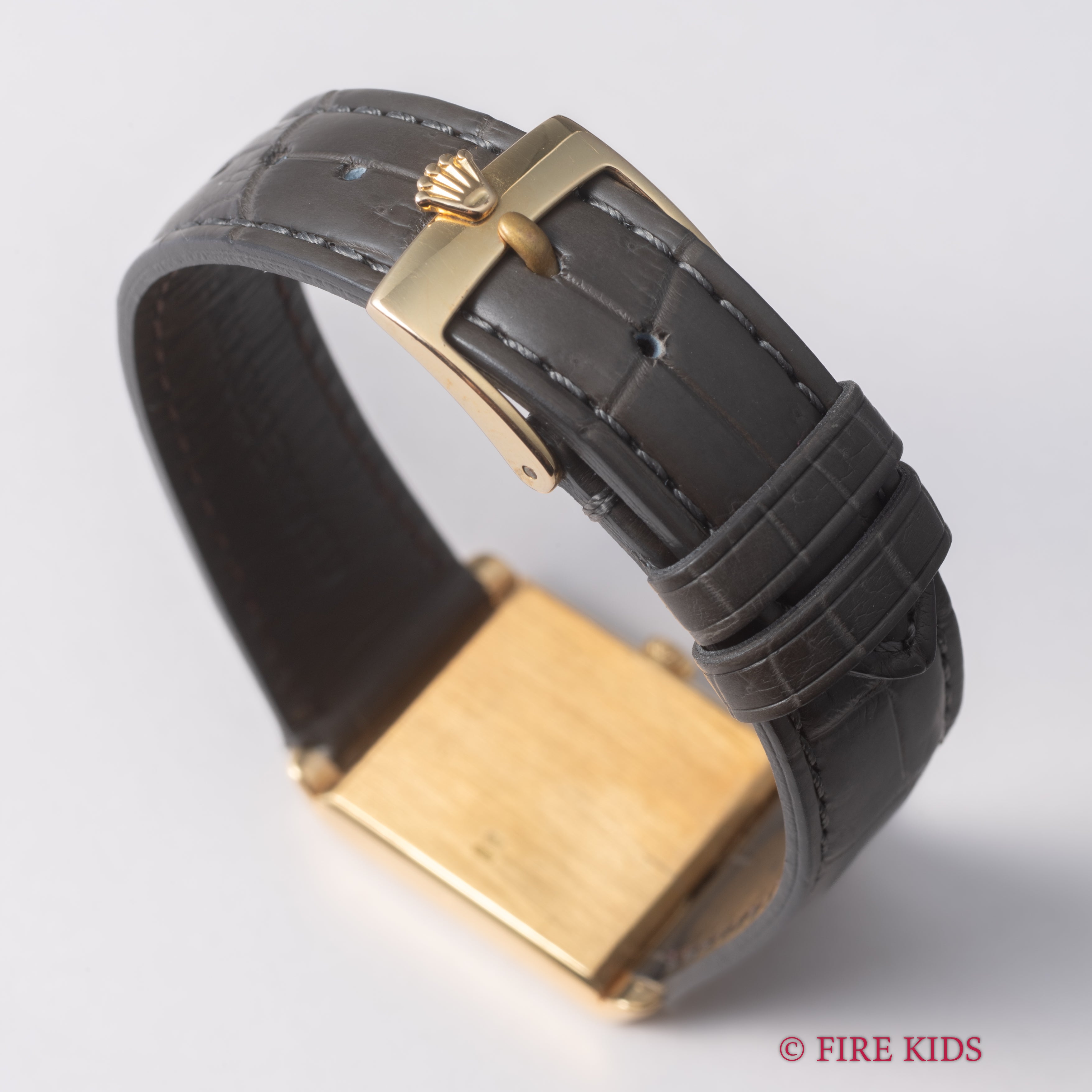 ロレックス チェリーニ 1975年製 Ref.4103 18金無垢 レクタンギュラー 純正GP尾錠
