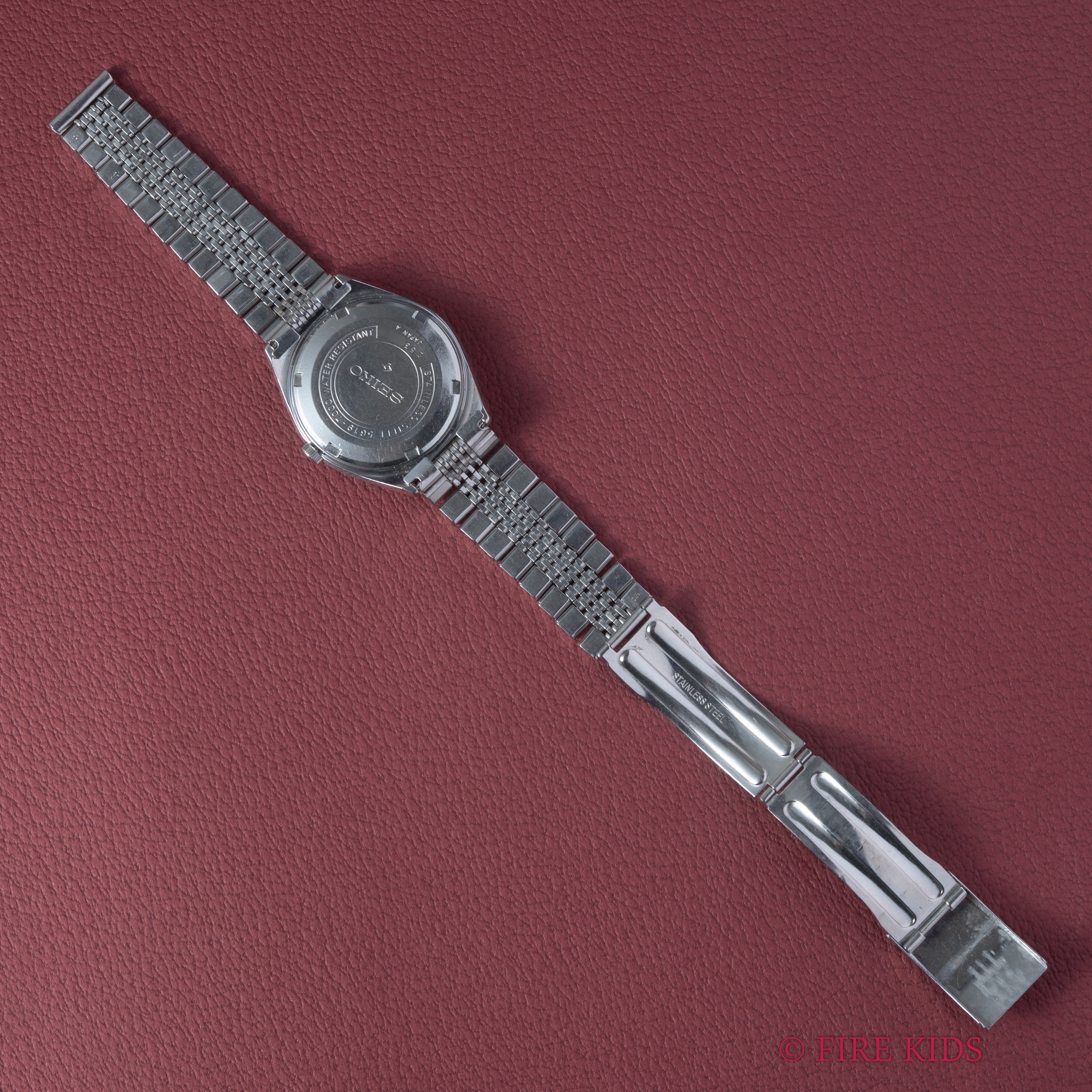 セイコー デュオタイム 1972年製 ダークブルーダイヤル Ref.5619-7000 純正ブレス 自動巻