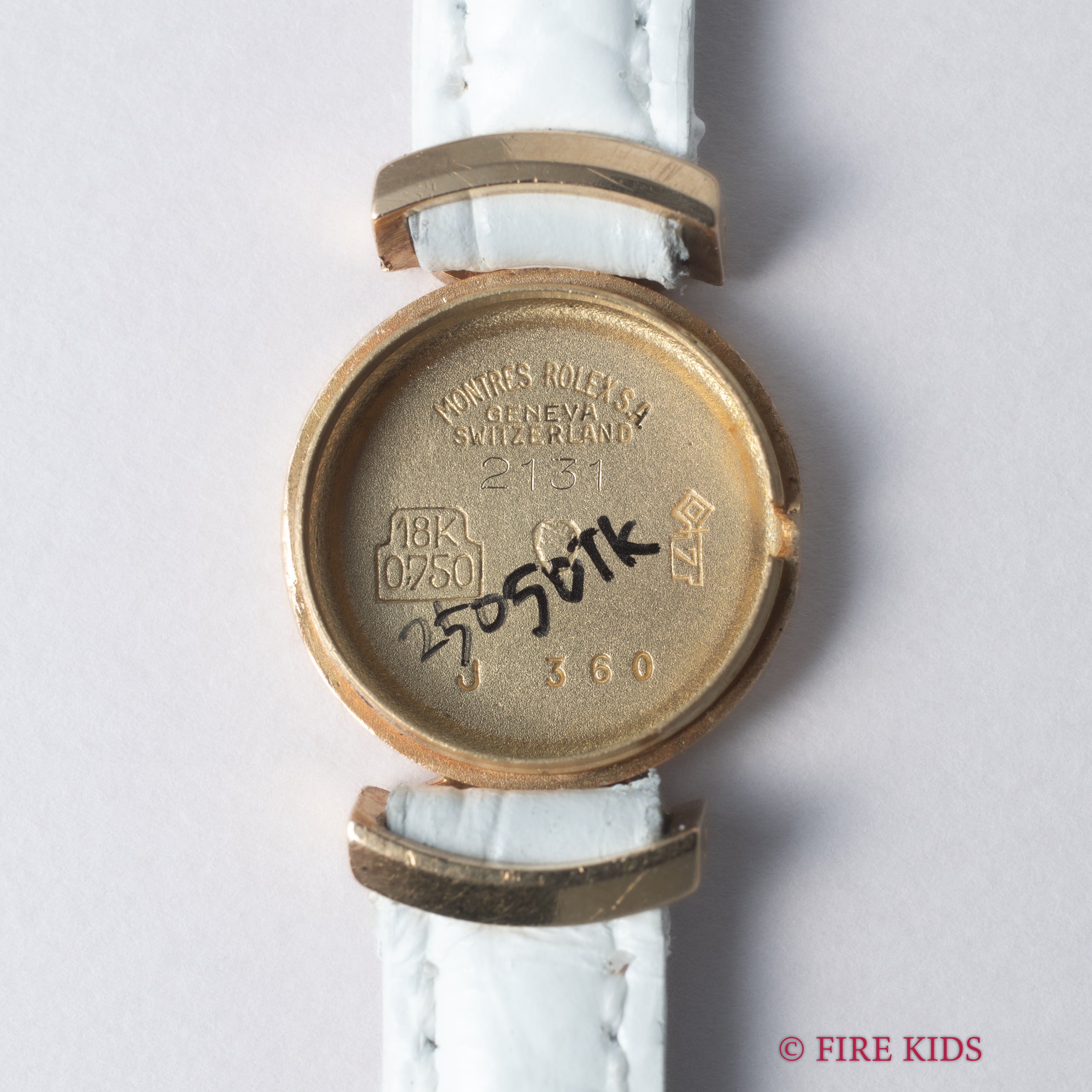 ロレックス 18金無垢レディースドレスウォッチ 1962年製 カットガラス