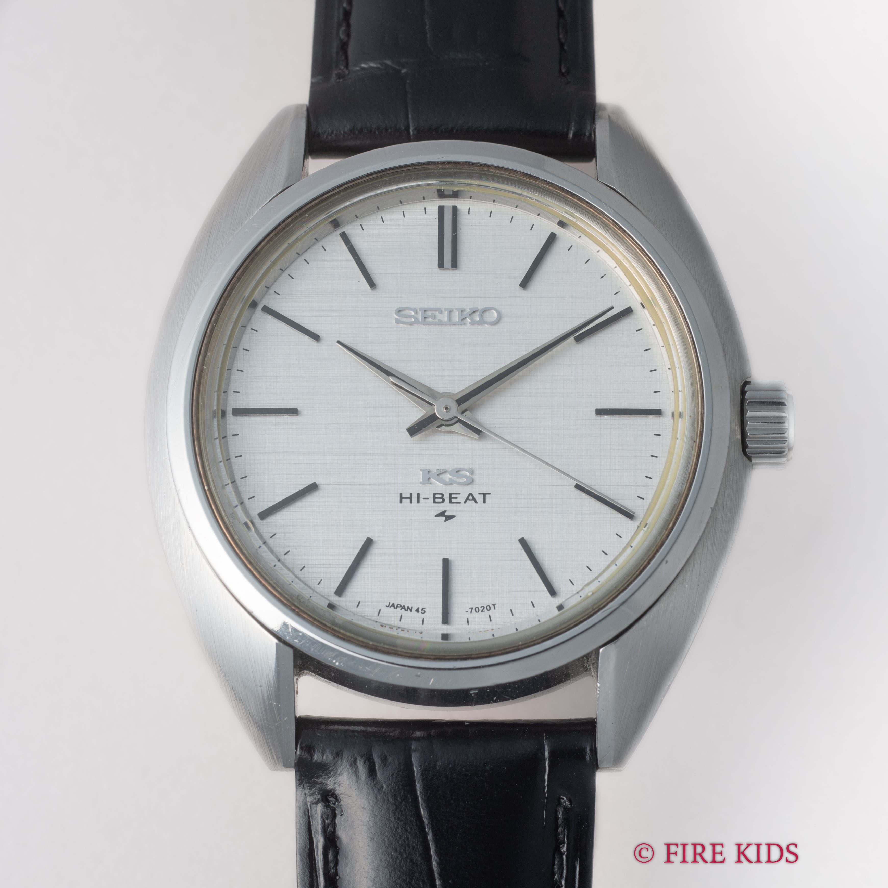 OH済み　SEIKO KS KingSeiko 1970年製　45-7010 1970年製 キング セイコー 45-7010 45KS ハイビート メダル付 手