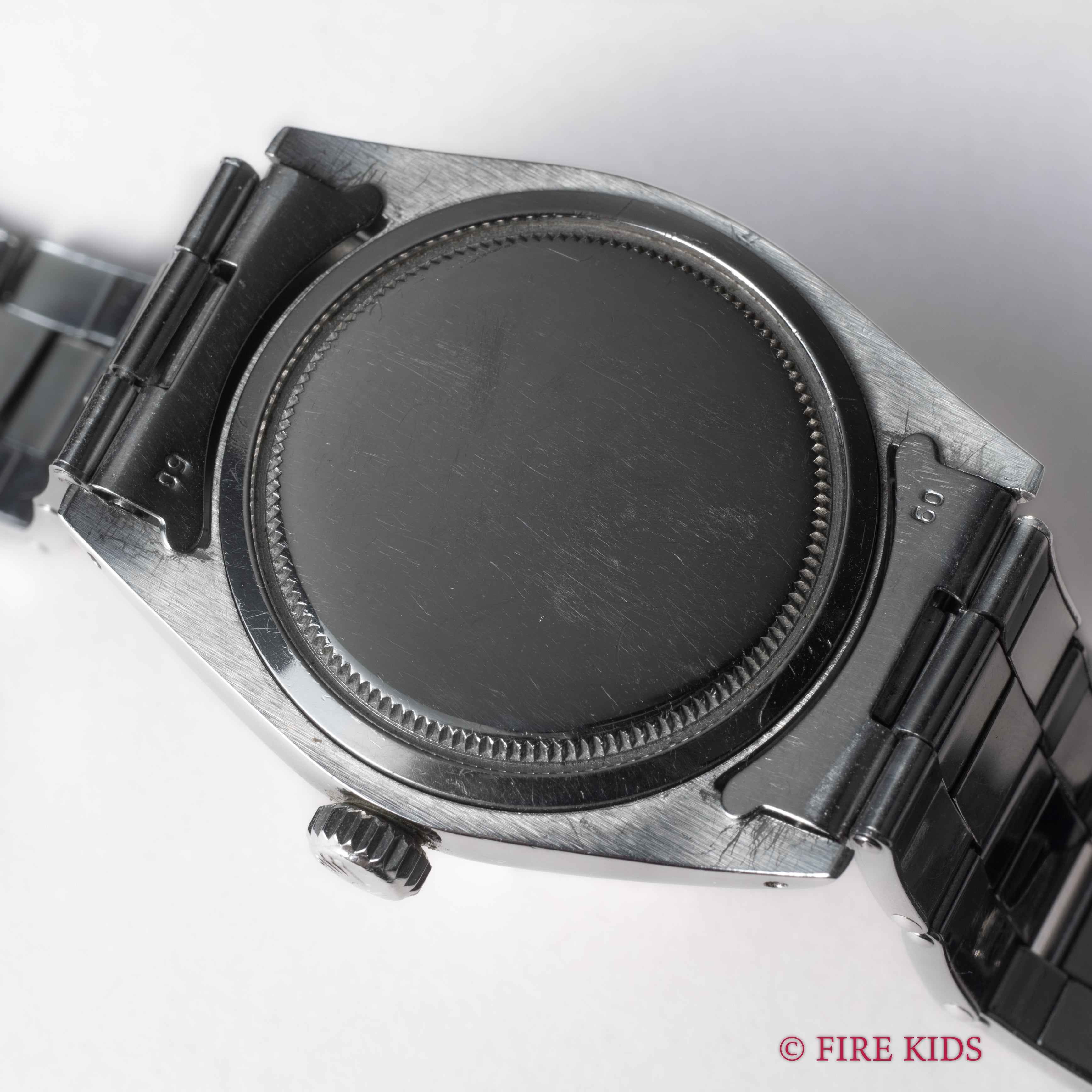 ロレックス オイスター 1970年製(昭和45年製） Ref.6426 手巻き ブラックミラーダイヤル リベットブレス
