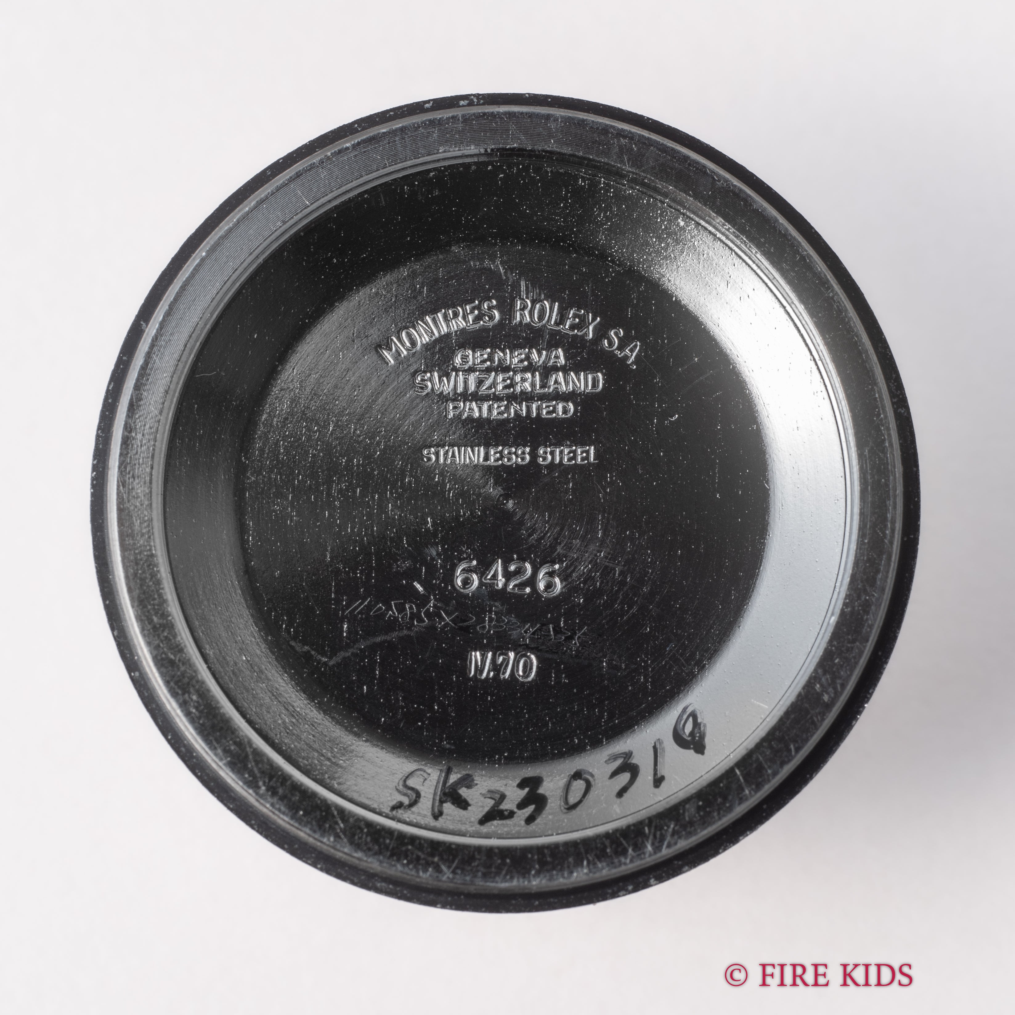 ロレックス オイスター 1970年製(昭和45年製） Ref.6426 手巻き ブラックミラーダイヤル リベットブレス