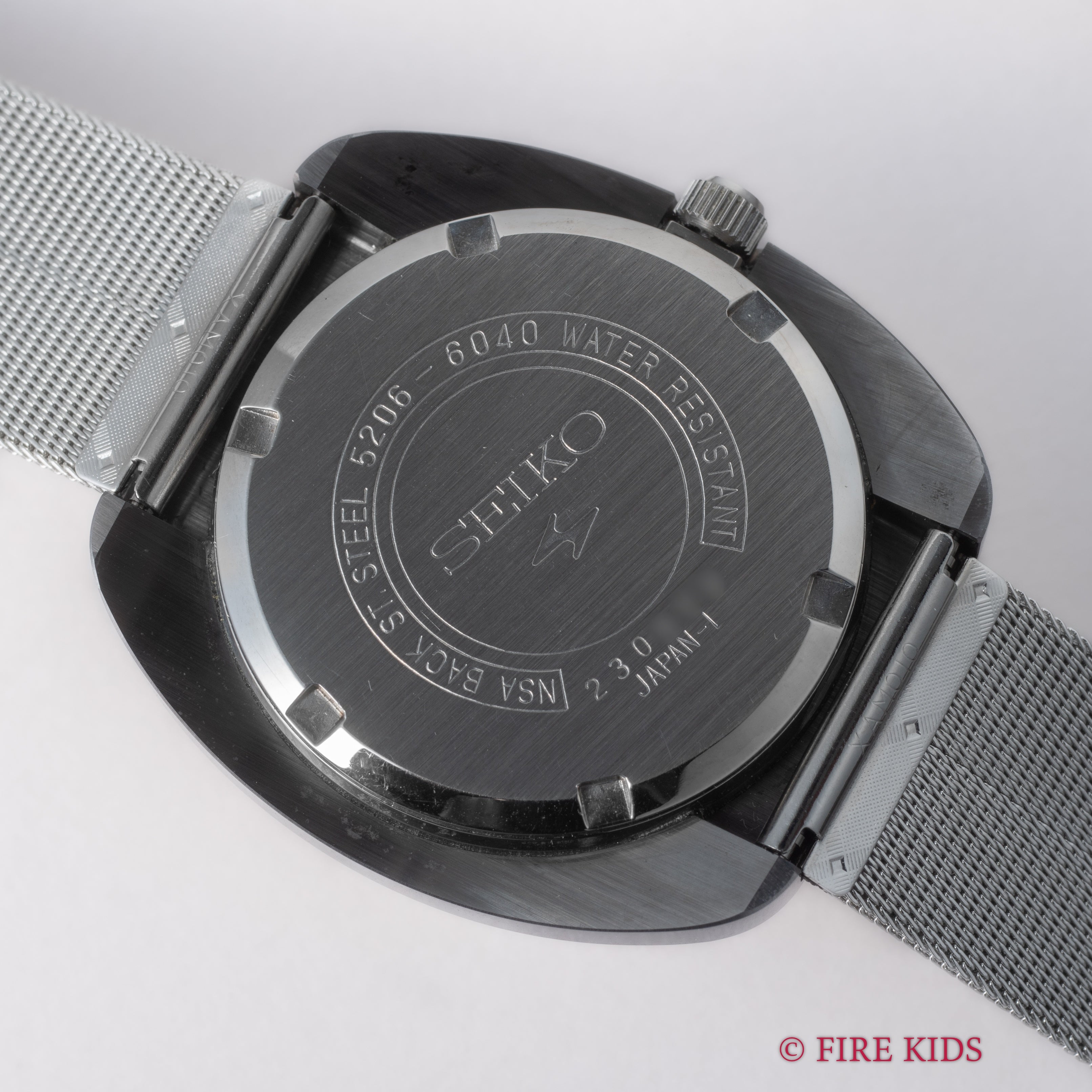 セイコー LMスペシャル 超硬ケース 1972年製 Ref.5206-6040 未使用品 純正メッシュブレス