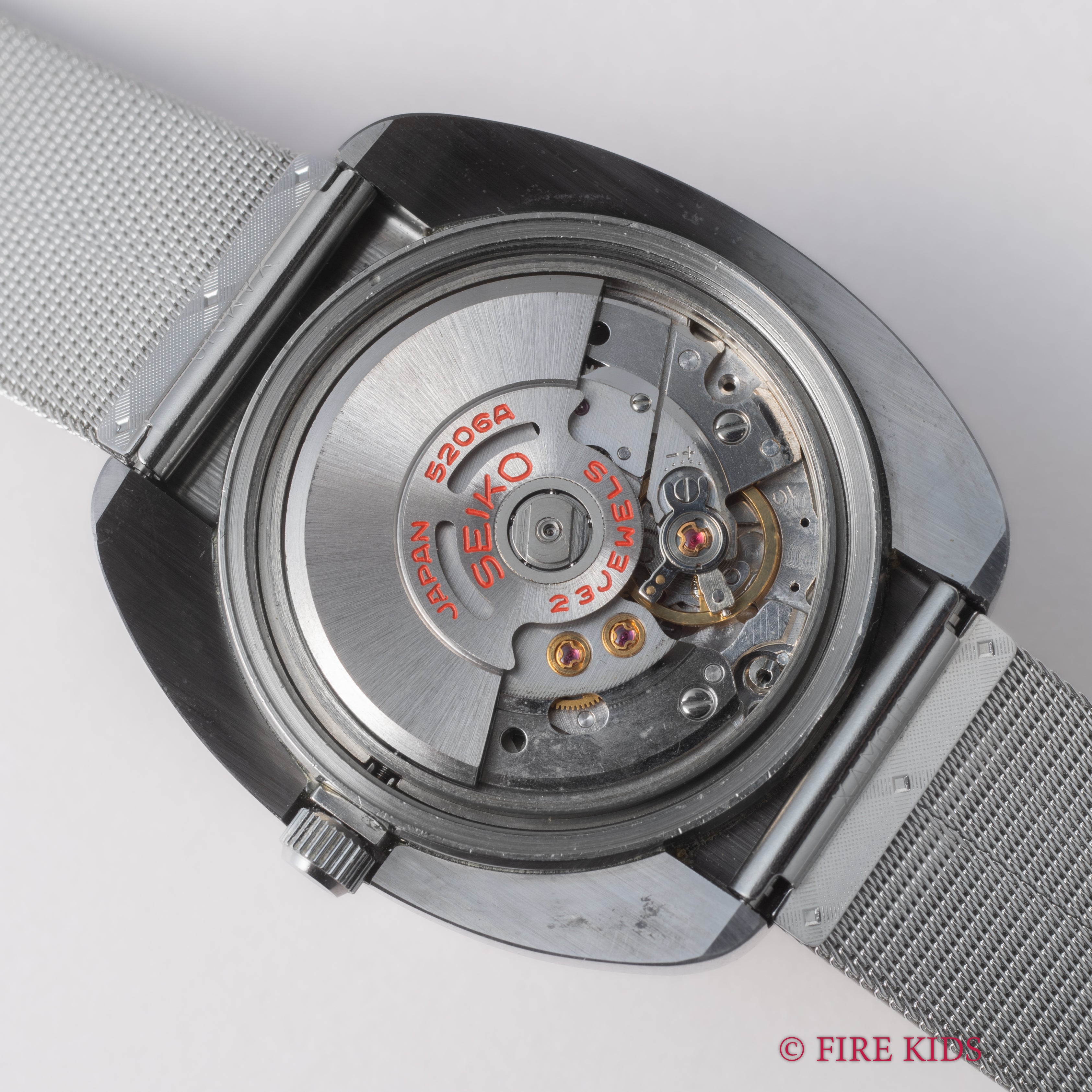 セイコー LMスペシャル 超硬ケース 1972年製 Ref.5206-6040 未使用品 純正メッシュブレス