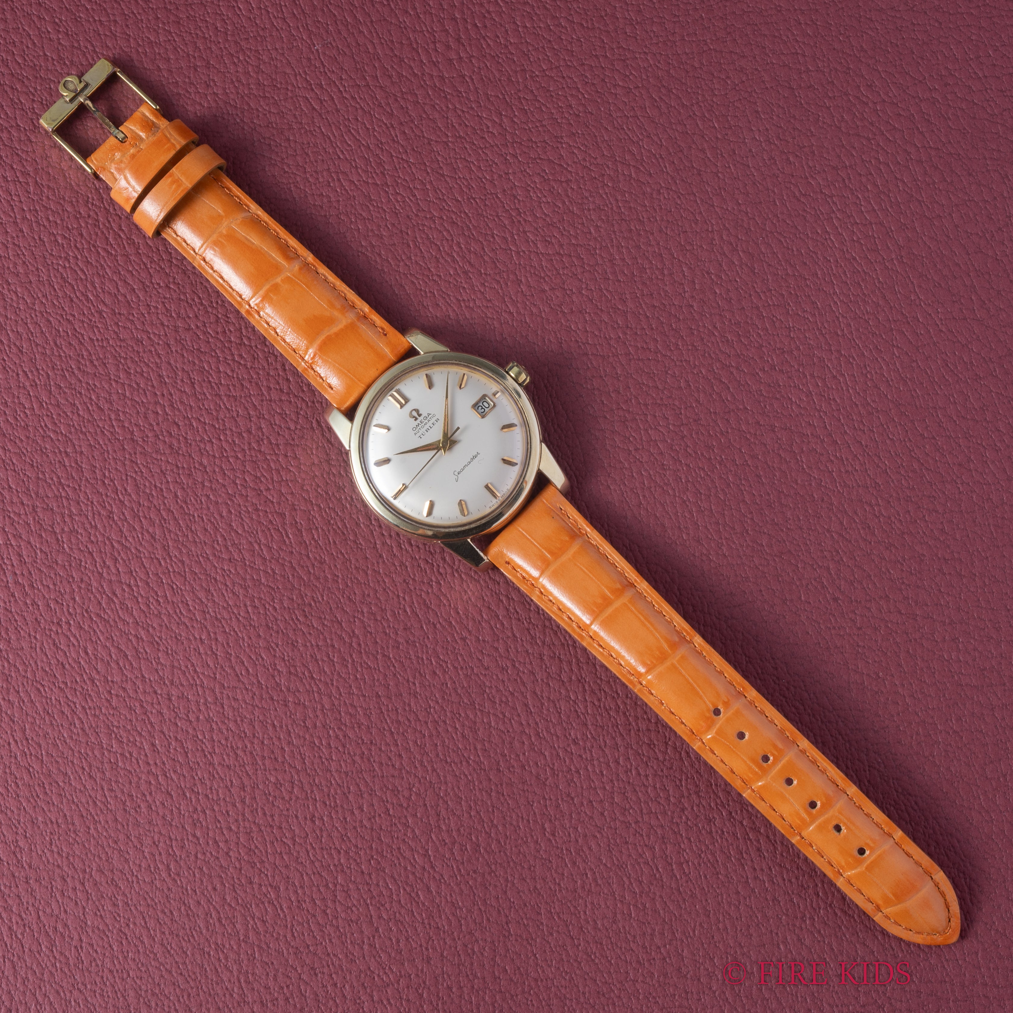 オメガ シーマスター TURLERダブルネーム 1961年製 Ref.2992-4 SCトップゴールドケース Cal.503 自動巻 純正尾錠付